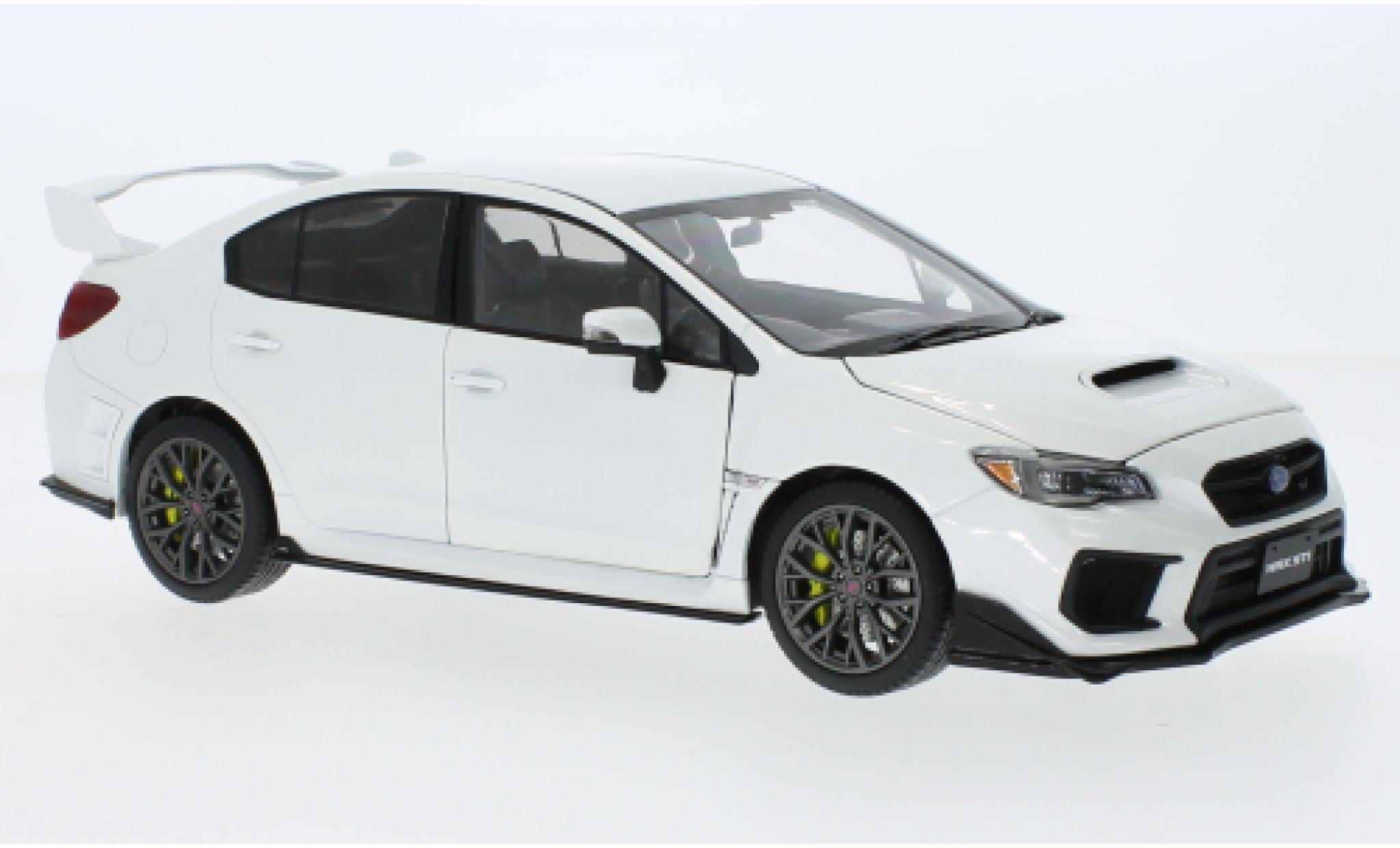 Subaru WRX 1/18 Sun Star STI (S207) metallic wit RHD 2018 modelauto