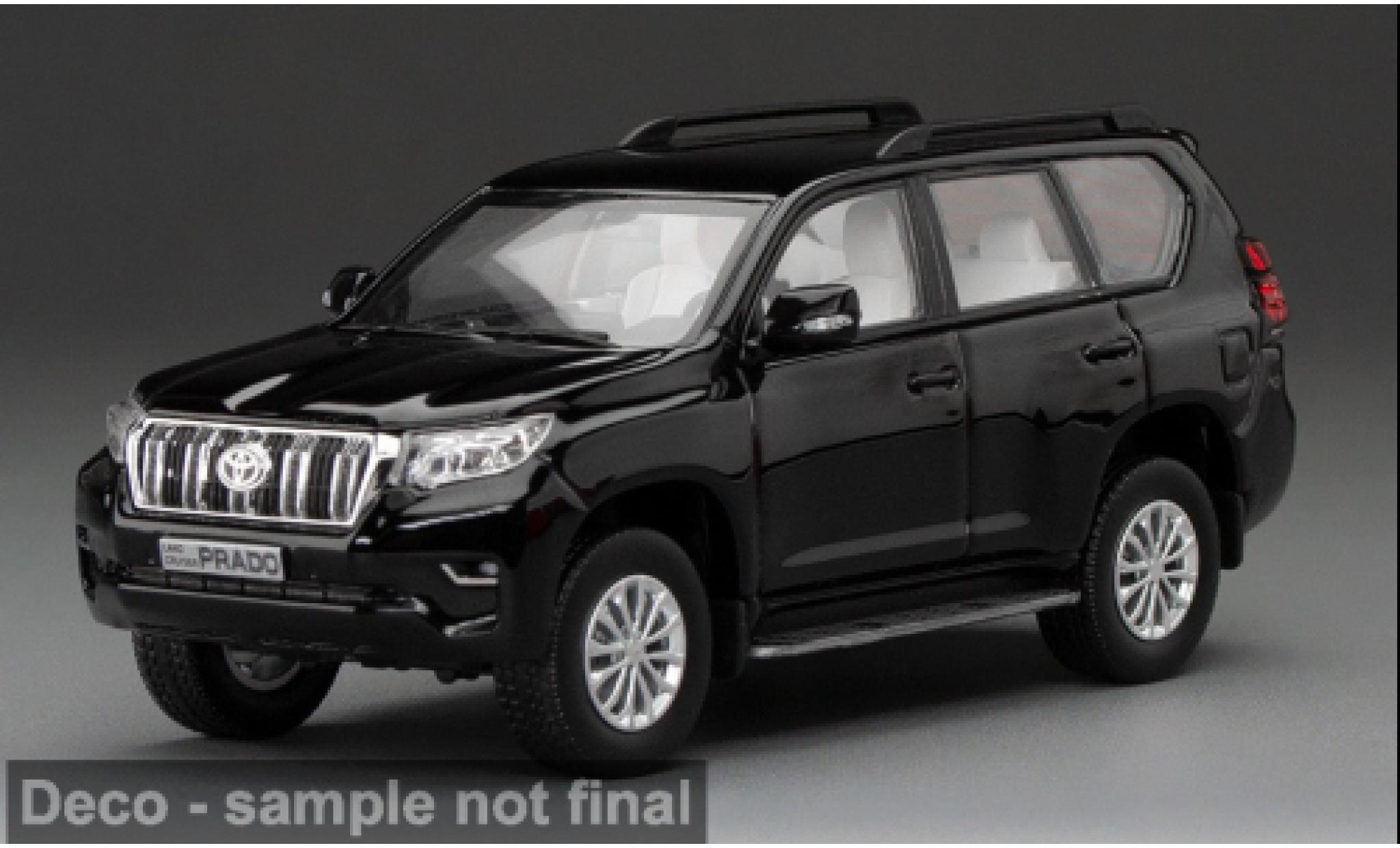 Toyota Land Cruiser 1/43 Sun Star Prado zwart 2018 1:43 modelauto