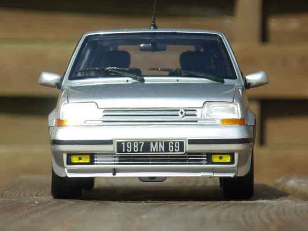 Renault 5 Phase 2 GT Turbo 2 grijs 1/18 Norev
