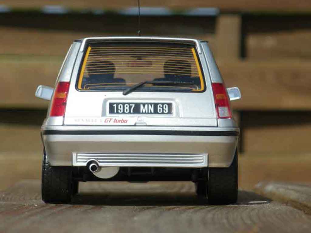 Renault 5 Phase 2 GT Turbo 2 grijs 1/18 Norev