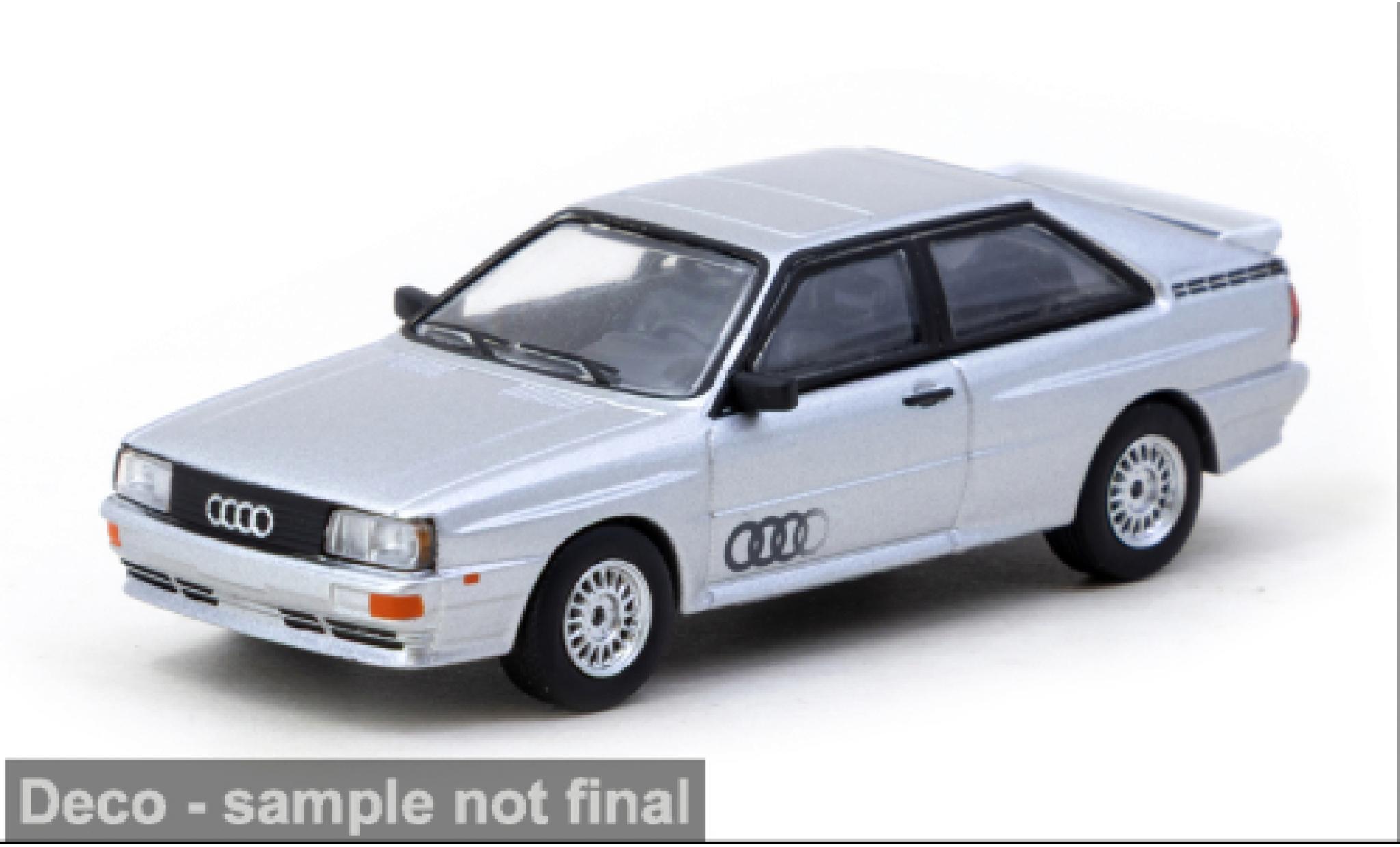 Audi Quattro 1/64 Tarmac Works quattro grijs 1980 1:64 modelauto