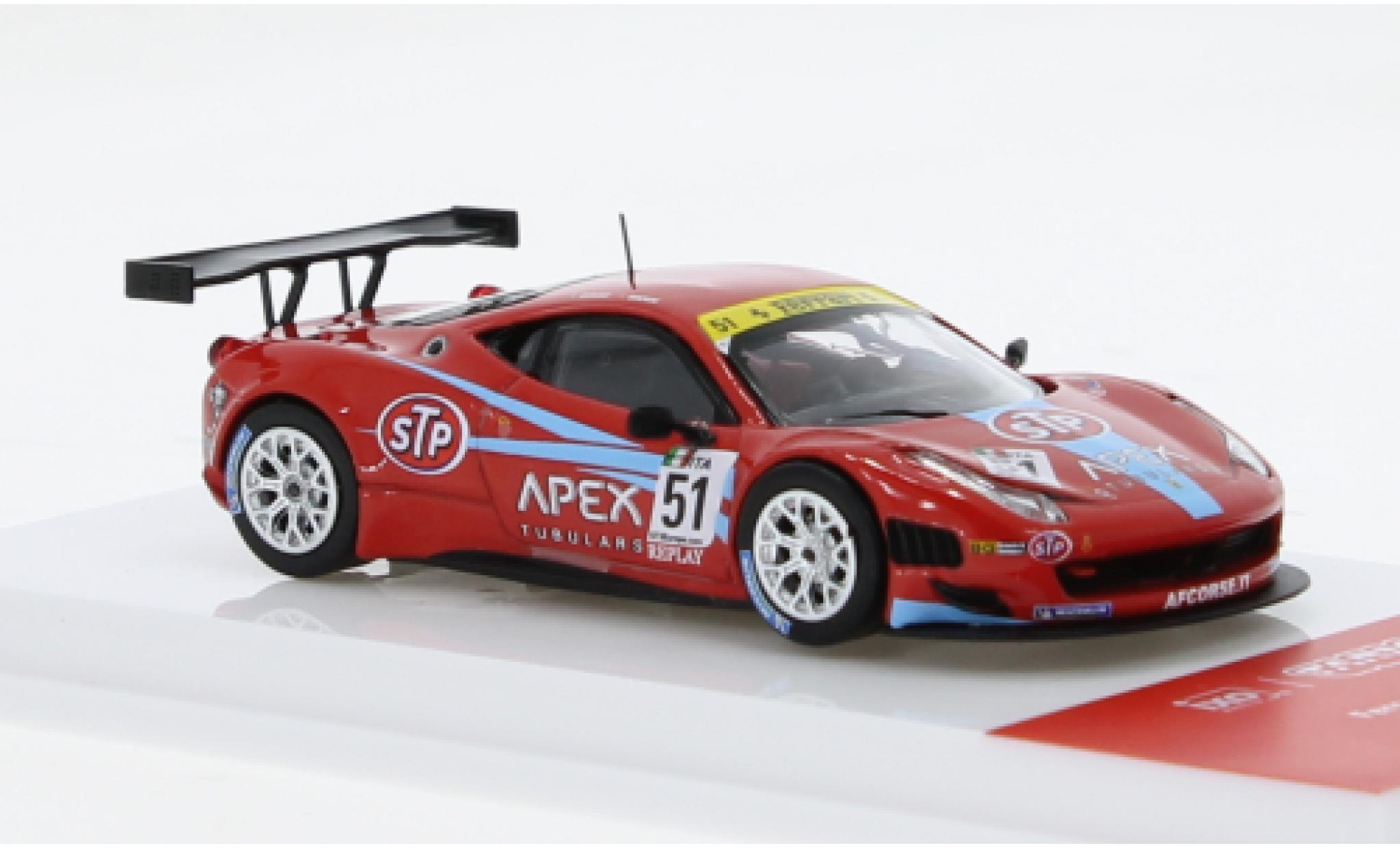 Ferrari 458 1/64 Tarmac Works Italia GT3 No.51 FIA GT3 2011 1:64 modelauto