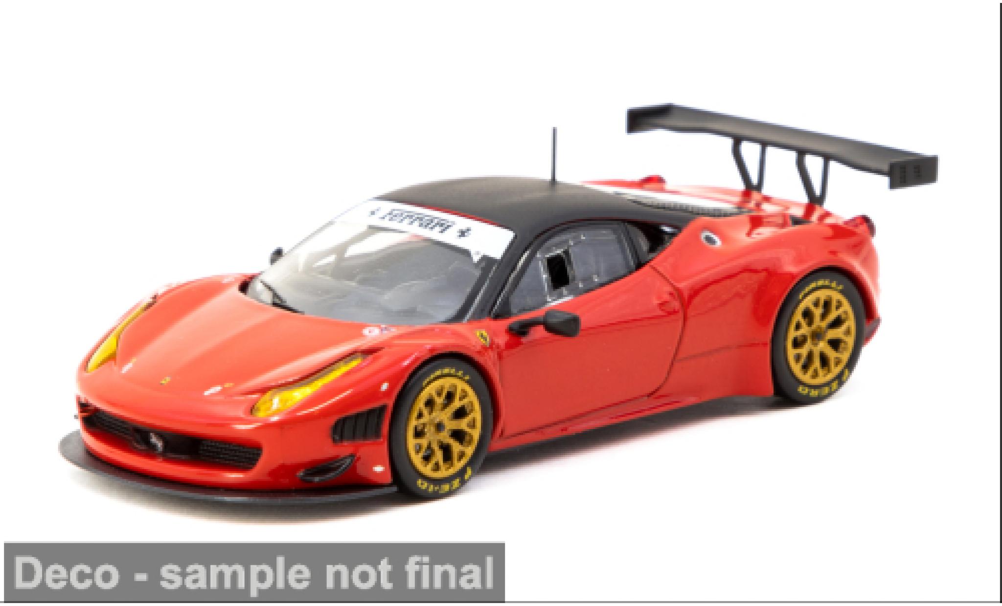Ferrari 458 1/64 Tarmac Works Italia GT3 rood 1:64 modelauto