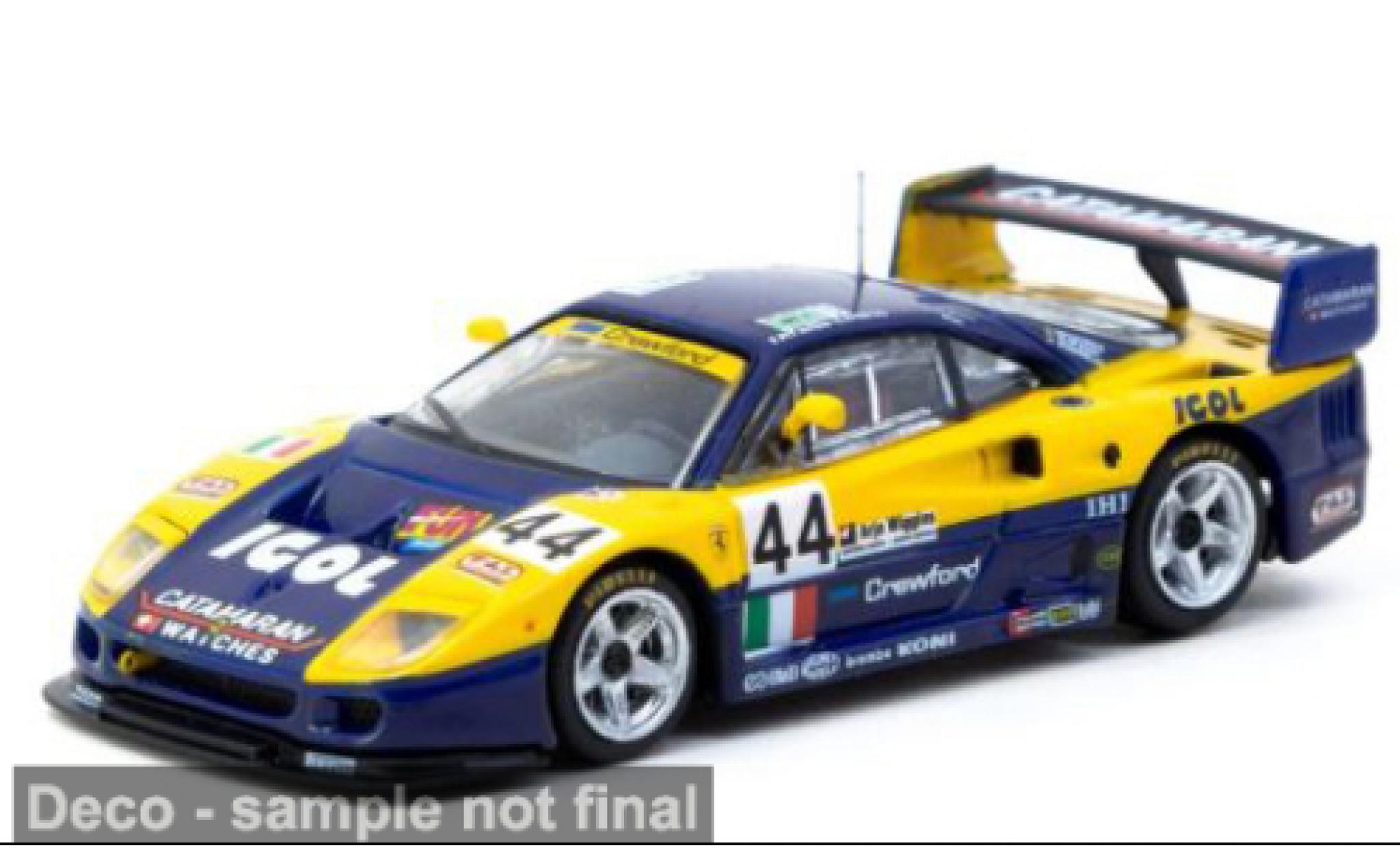 Ferrari F40 1/64 Tarmac Works GTE 24h Le Mans 1996 #44 1:64 modelauto