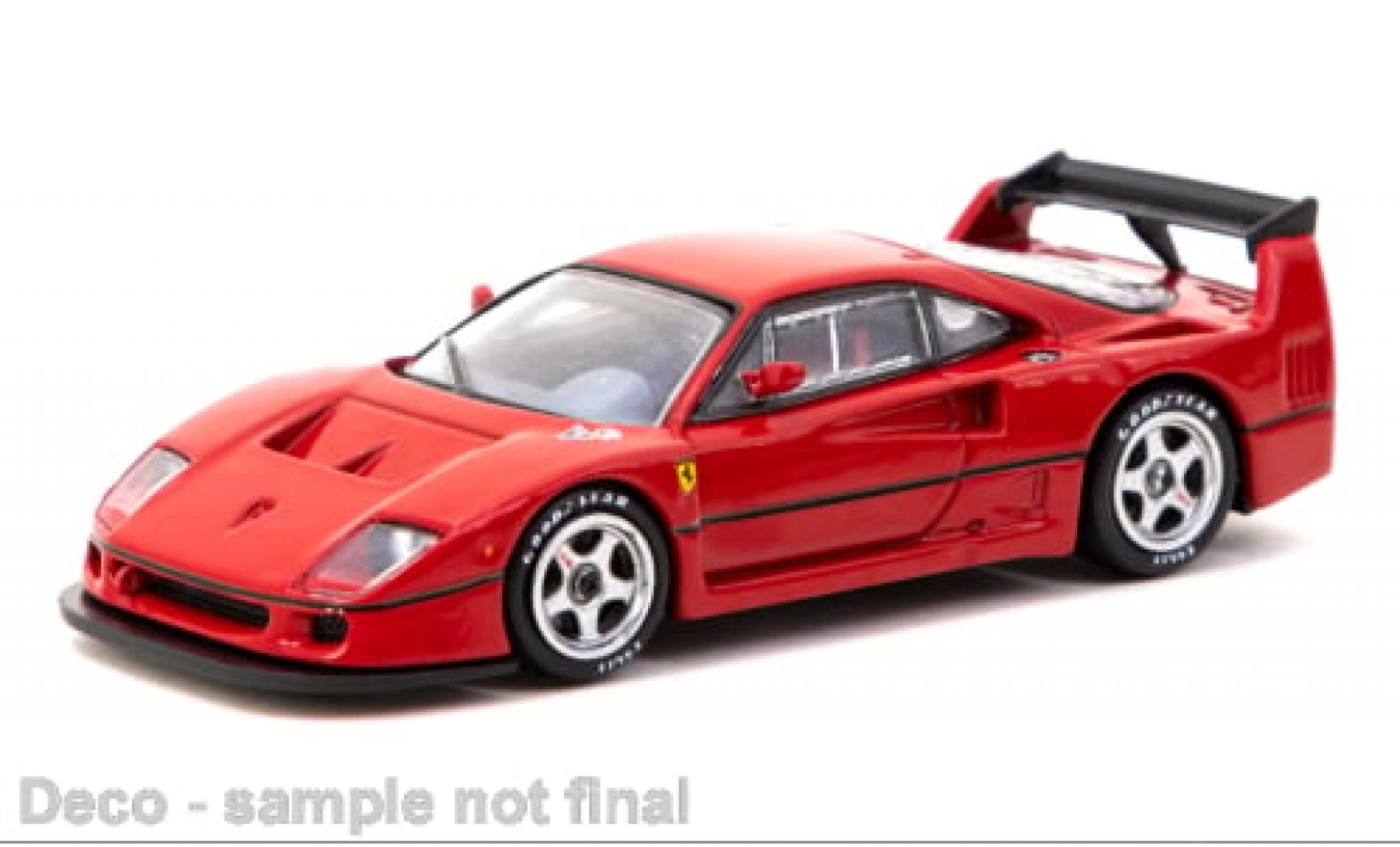 Ferrari F40 1/64 Tarmac Works LM rood 1:64 modelauto