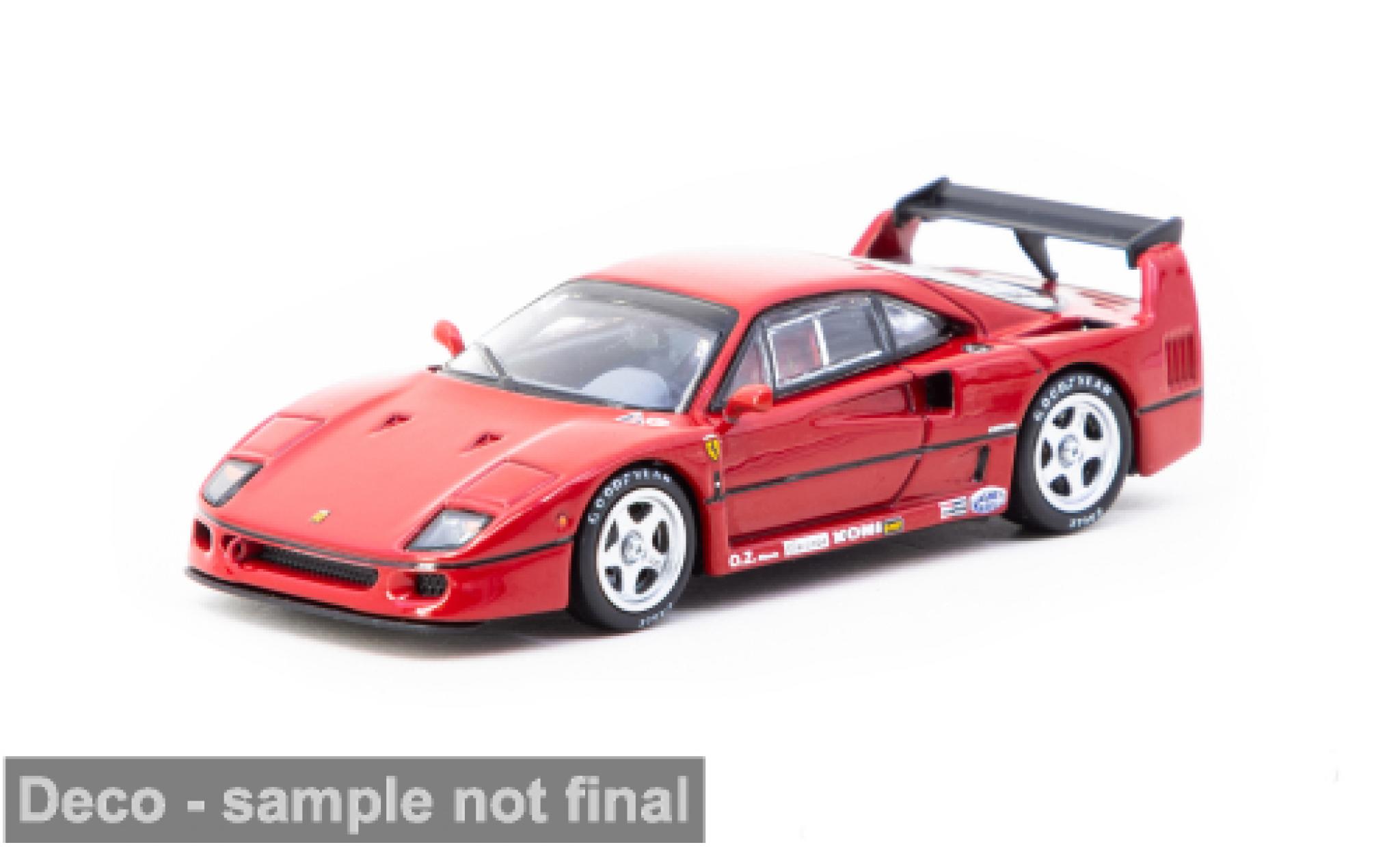 Ferrari F40 1/64 Tarmac Works rood 1:64 modelauto