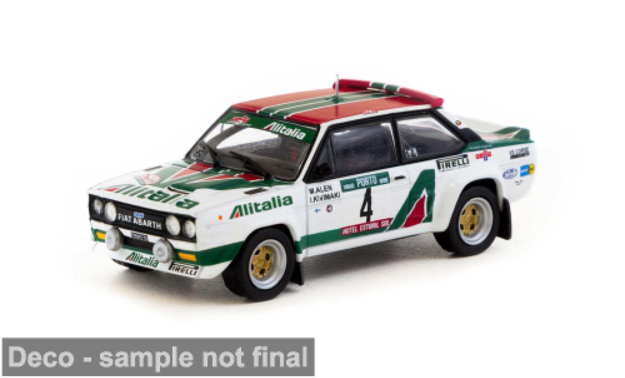 Fiat 131 1/64 Tarmac Works Abarth Rally Portugal 1978 #4 1:64 modelauto