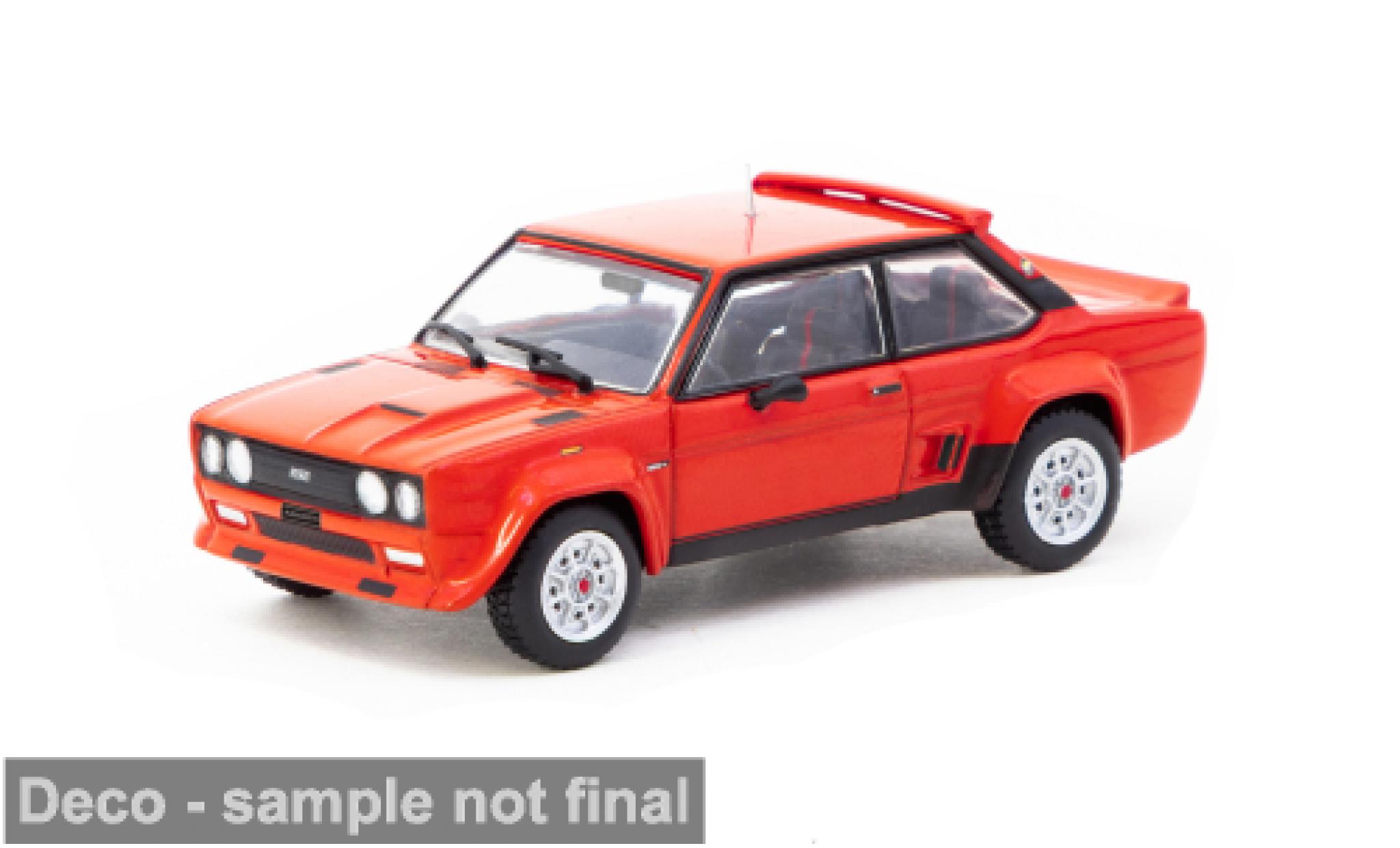 Fiat 131 1/64 Tarmac Works Abarth rood 1:64 modelauto