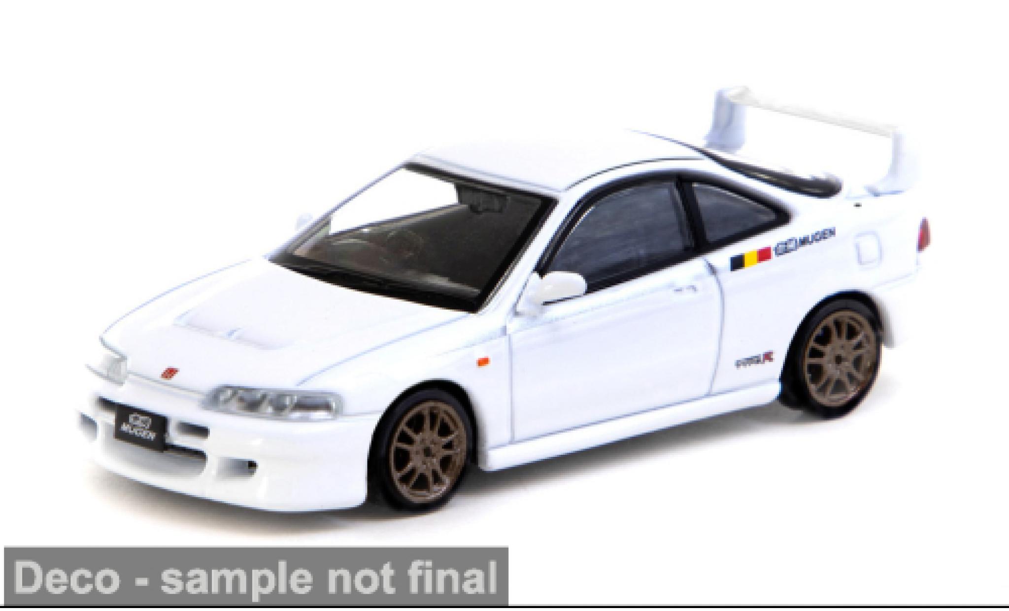 Honda Integra 1/64 Tarmac Works Type R DC2 wit 1:64 modelauto