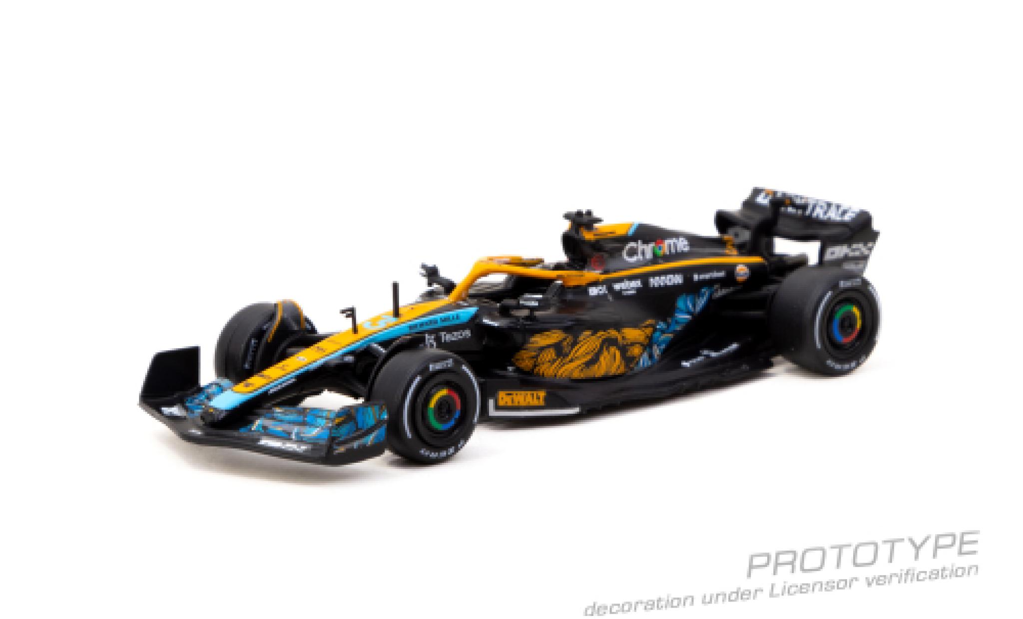 McLaren F1 1/64 Tarmac Works MCL36 No.3 Team Formel 1 GP Abu Dhabi 2022 1:64 modelauto