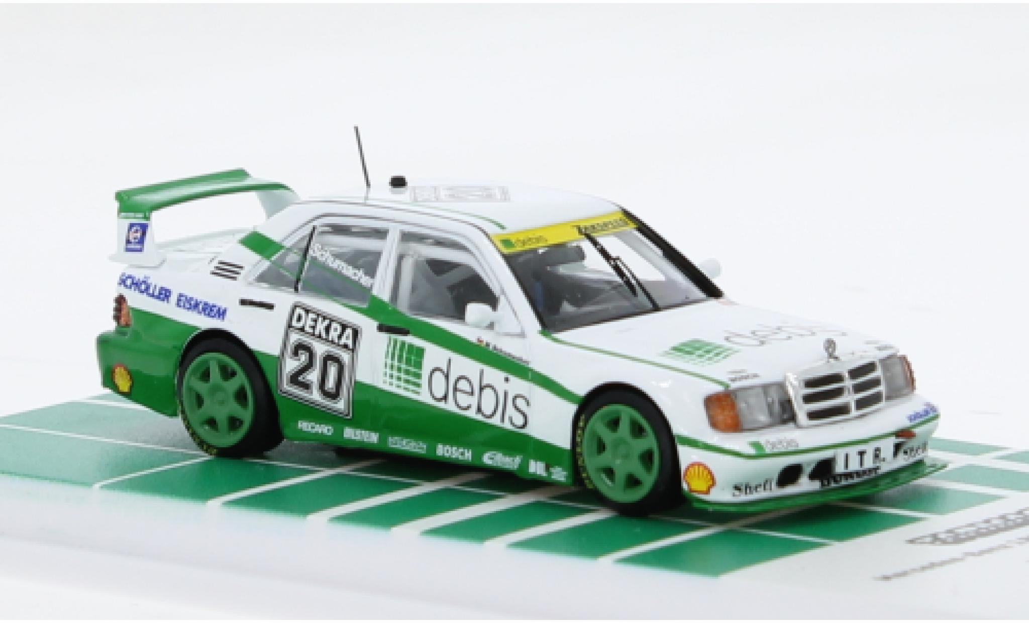 Mercedes 190 1/64 Tarmac Works E 2.5-16 Evo 2 (W201) No.20 Zakspeed Debis DTM 1991 1:64 modelauto