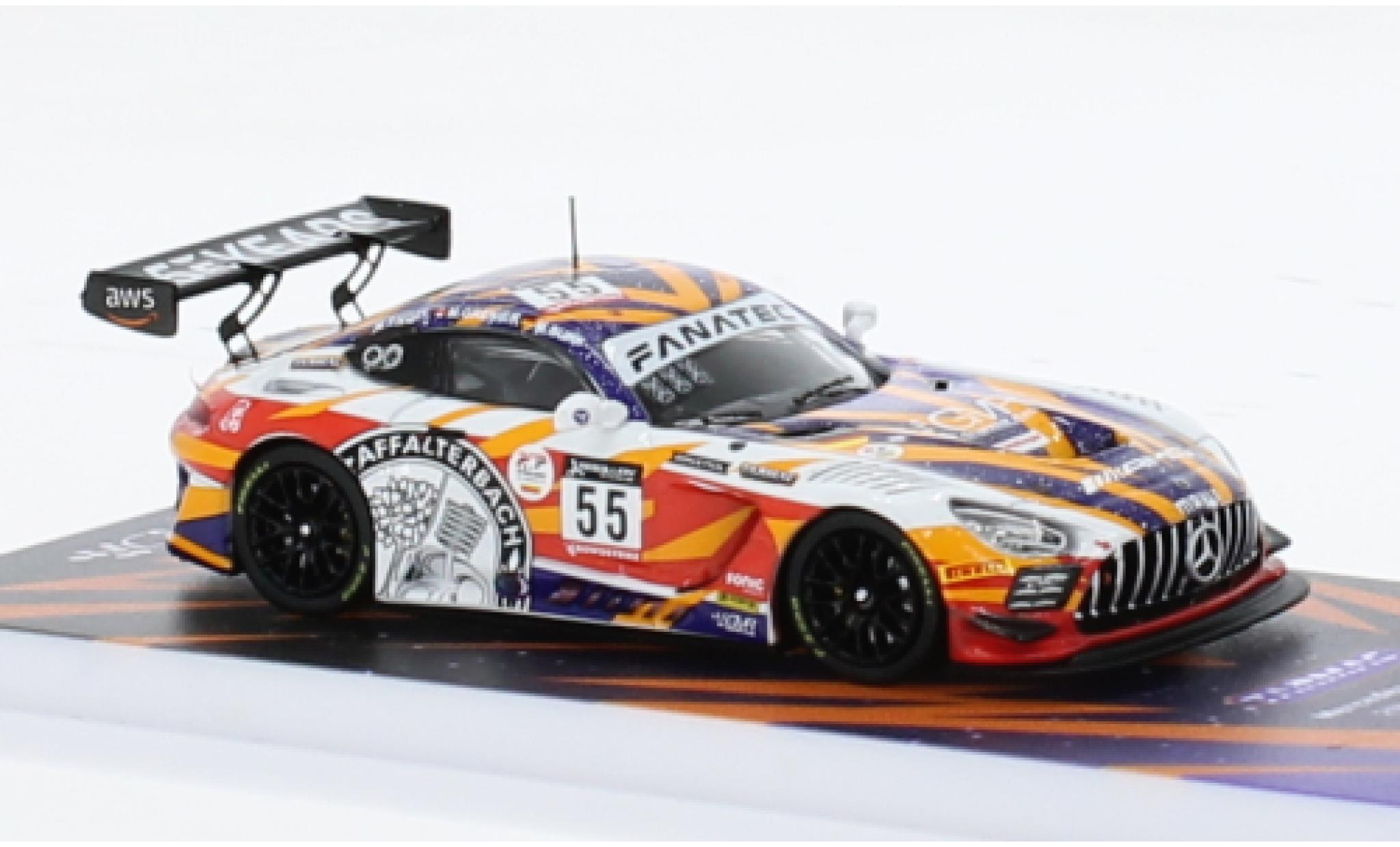 Mercedes AMG GT 1/64 Tarmac Works 3 No.55 GruppeM Racing 24h Spa 2022 1:64 modelauto