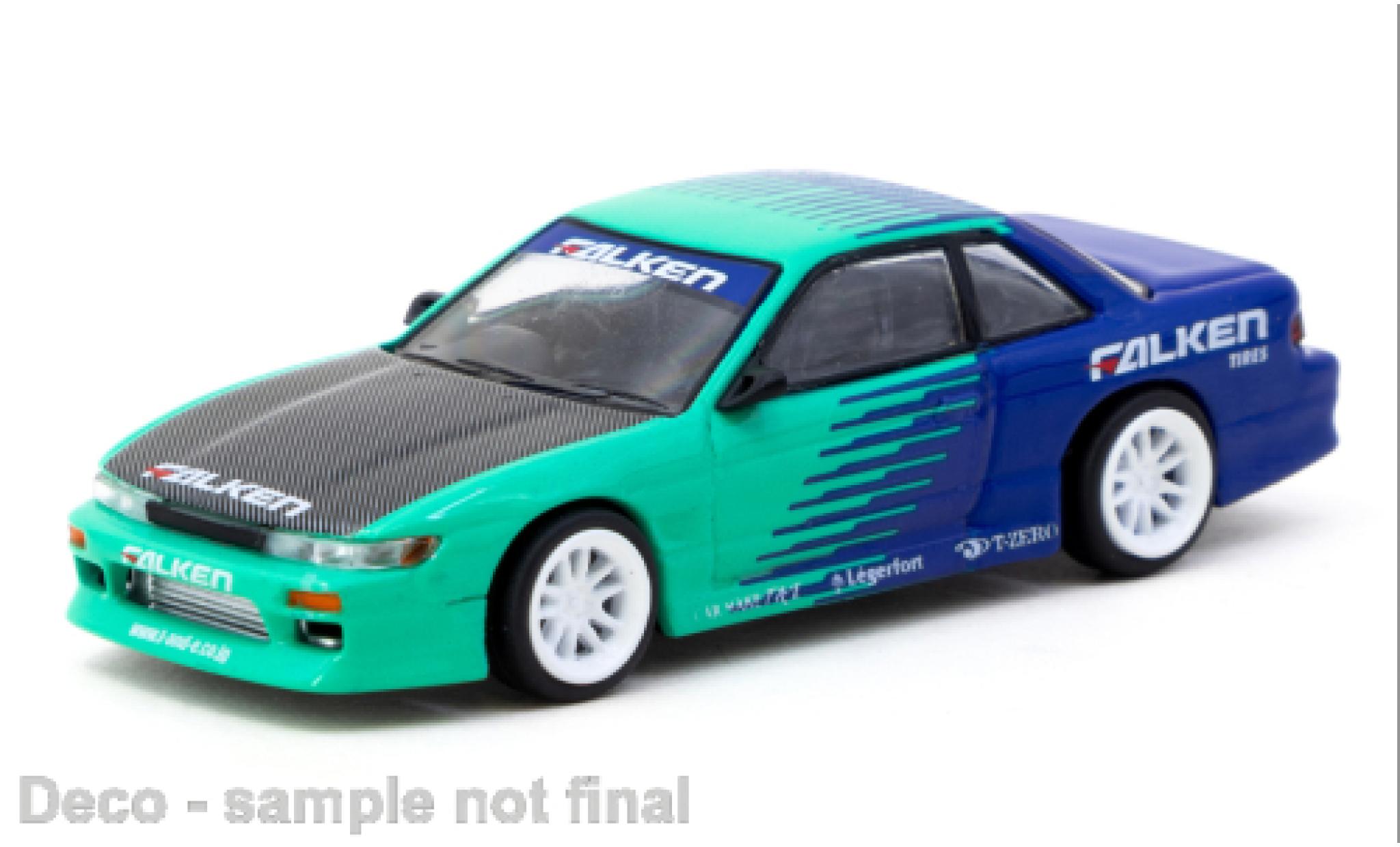 Nissan Silvia 1/64 Tarmac Works (S13) Falken 1:64 modelauto