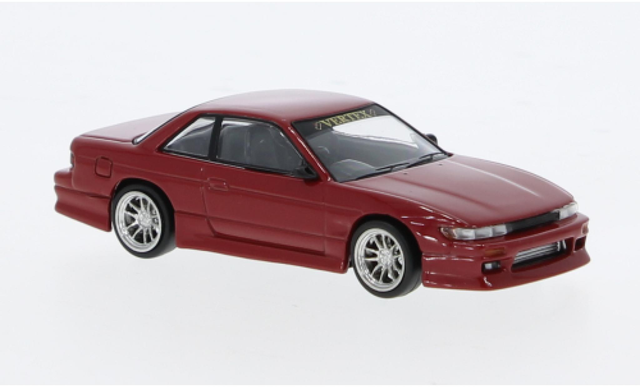 Nissan Silvia 1/64 Tarmac Works (S13) Groenx metallic rood 1:64 modelauto