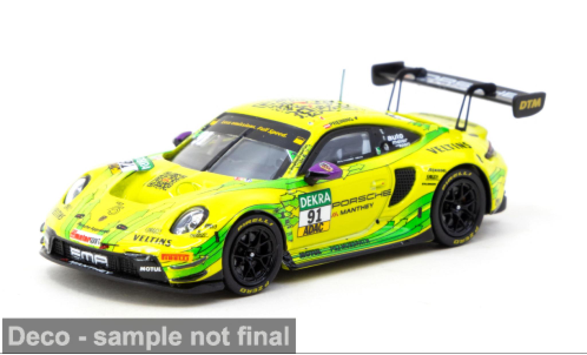 Porsche 911 1/64 Tarmac Works GT3 R DTM-Saison 2023 #91 1:64 modelauto