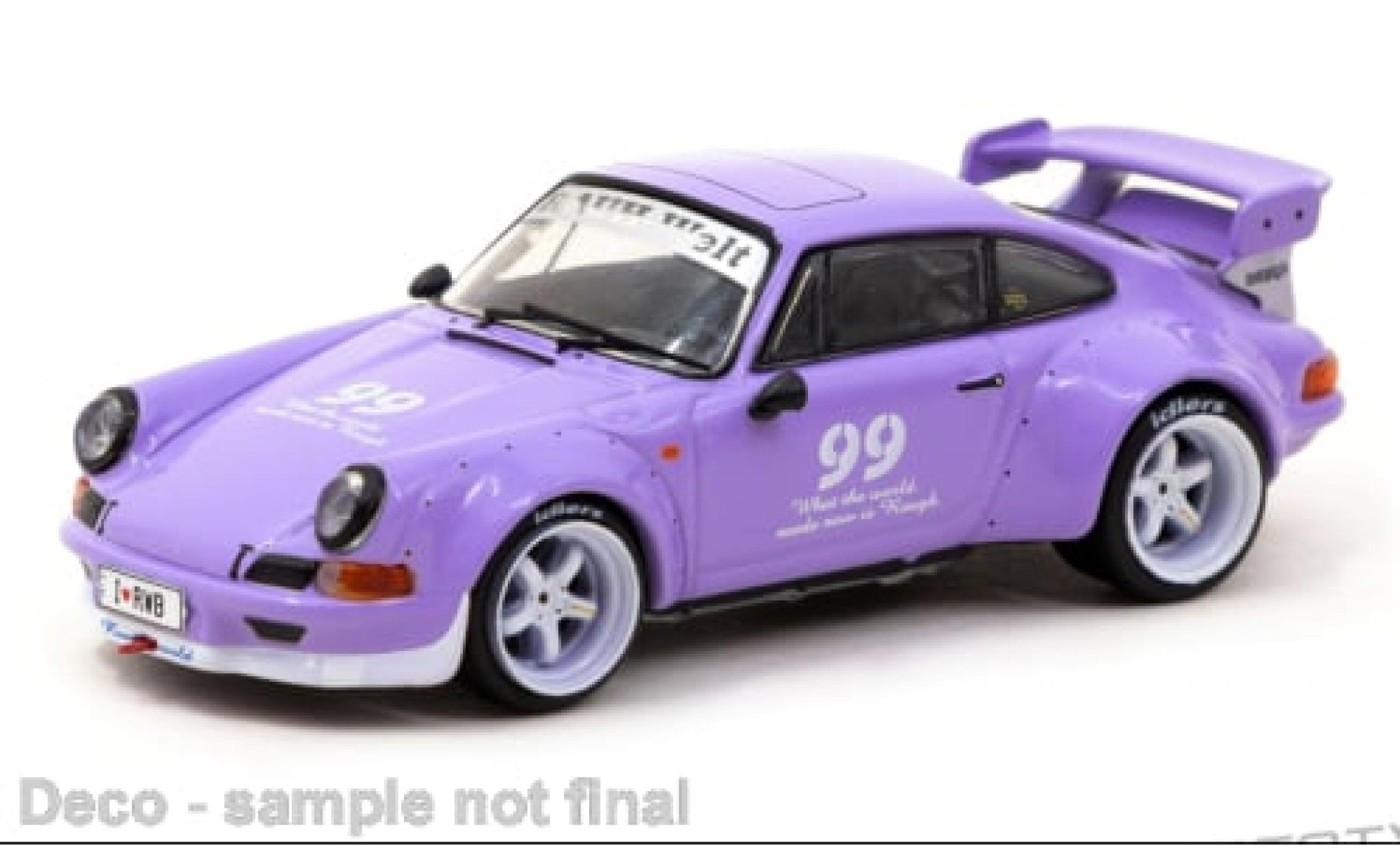 Porsche 911 1/64 Tarmac Works RWB Backdate lila 1:64 modelauto