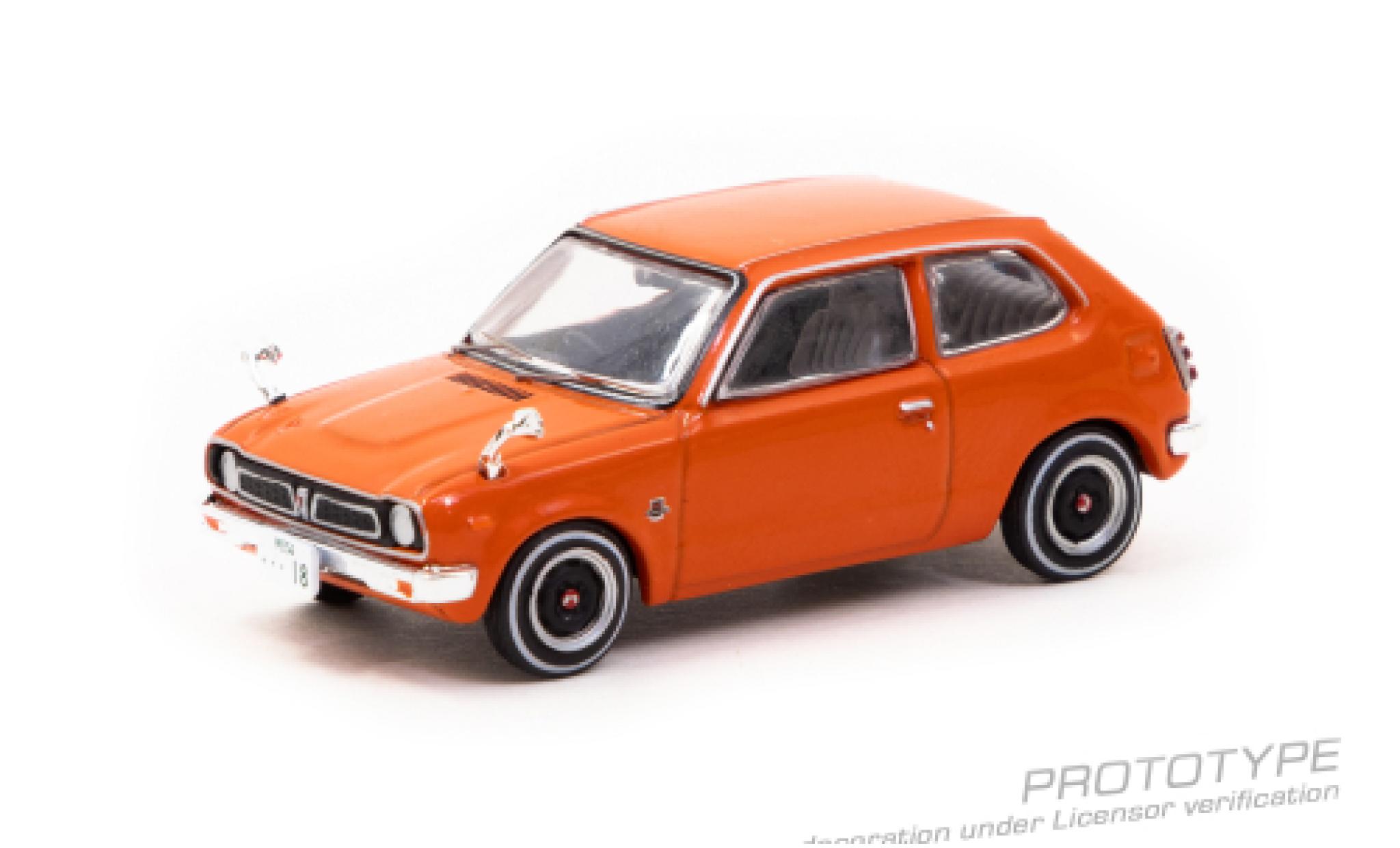 Honda Civic 1/64 Tarmac Works (SB1) oranje modelauto