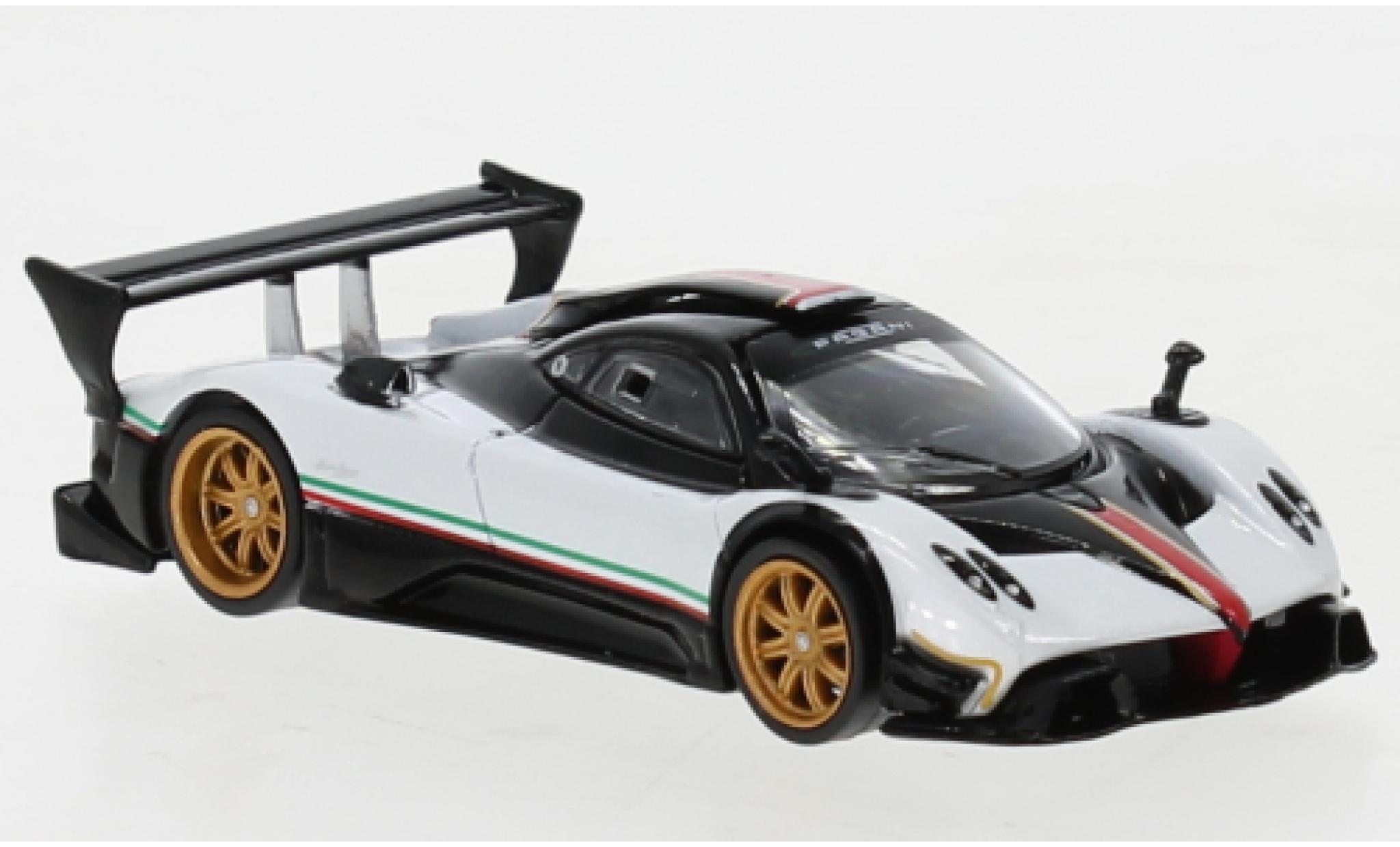 Pagani Zonda 1/64 Tarmac Works R metallic wit modelauto