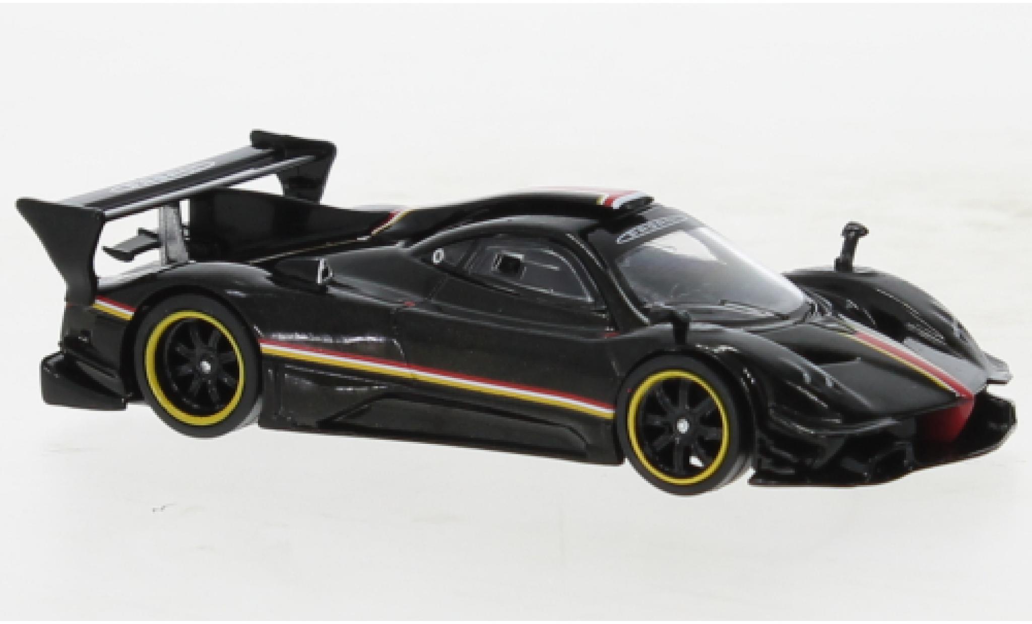 Pagani Zonda 1/64 Tarmac Works Revolucion zwart modelauto