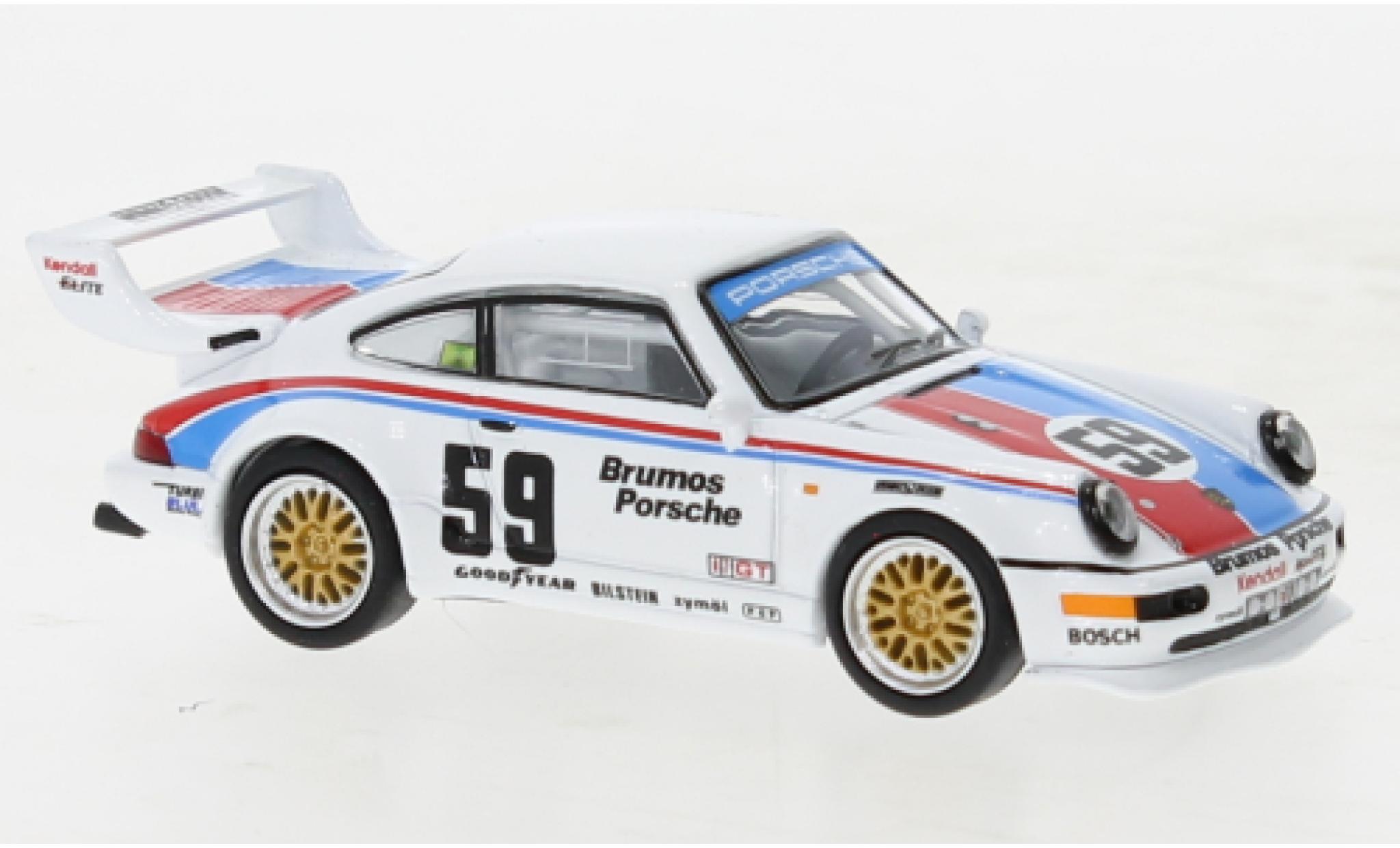 Porsche 993 Turbo S 1/64 Tarmac Works 911 (964) LM GT No.59 Brumos 12h Sebring 1 modelauto