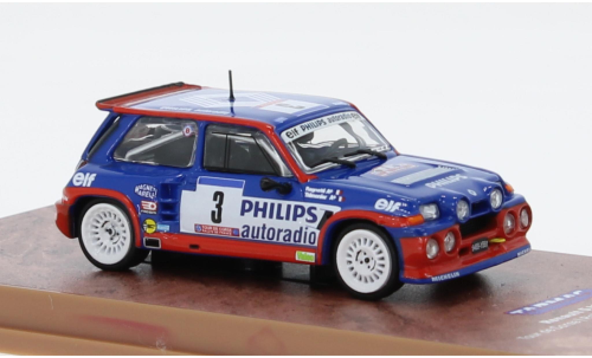 Renault 5 1/64 Tarmac Works Maxi Turbo No.3 Rallye WM Tour de Corse 198 modelauto