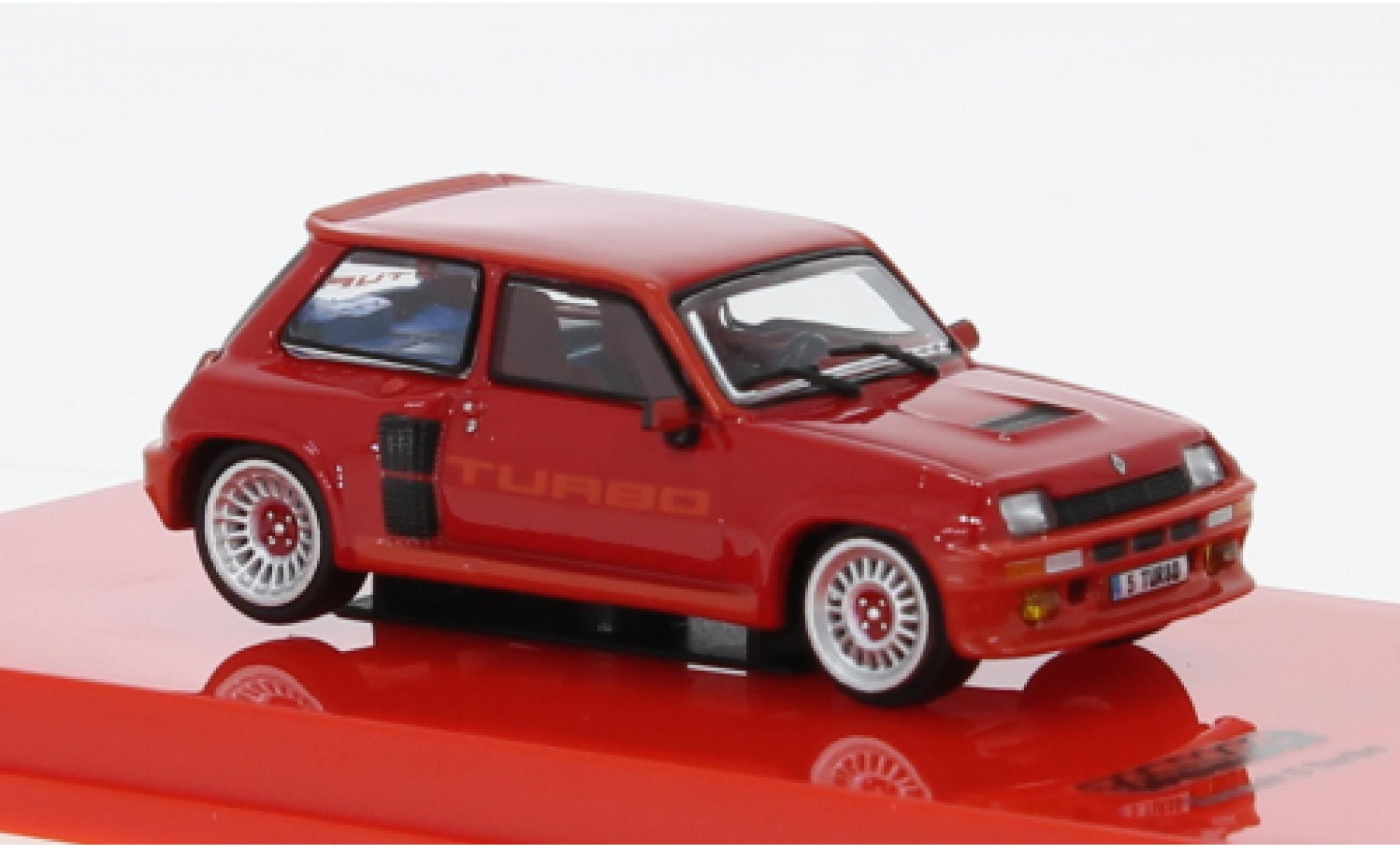 Renault 5 1/64 Tarmac Works Turbo rood modelauto