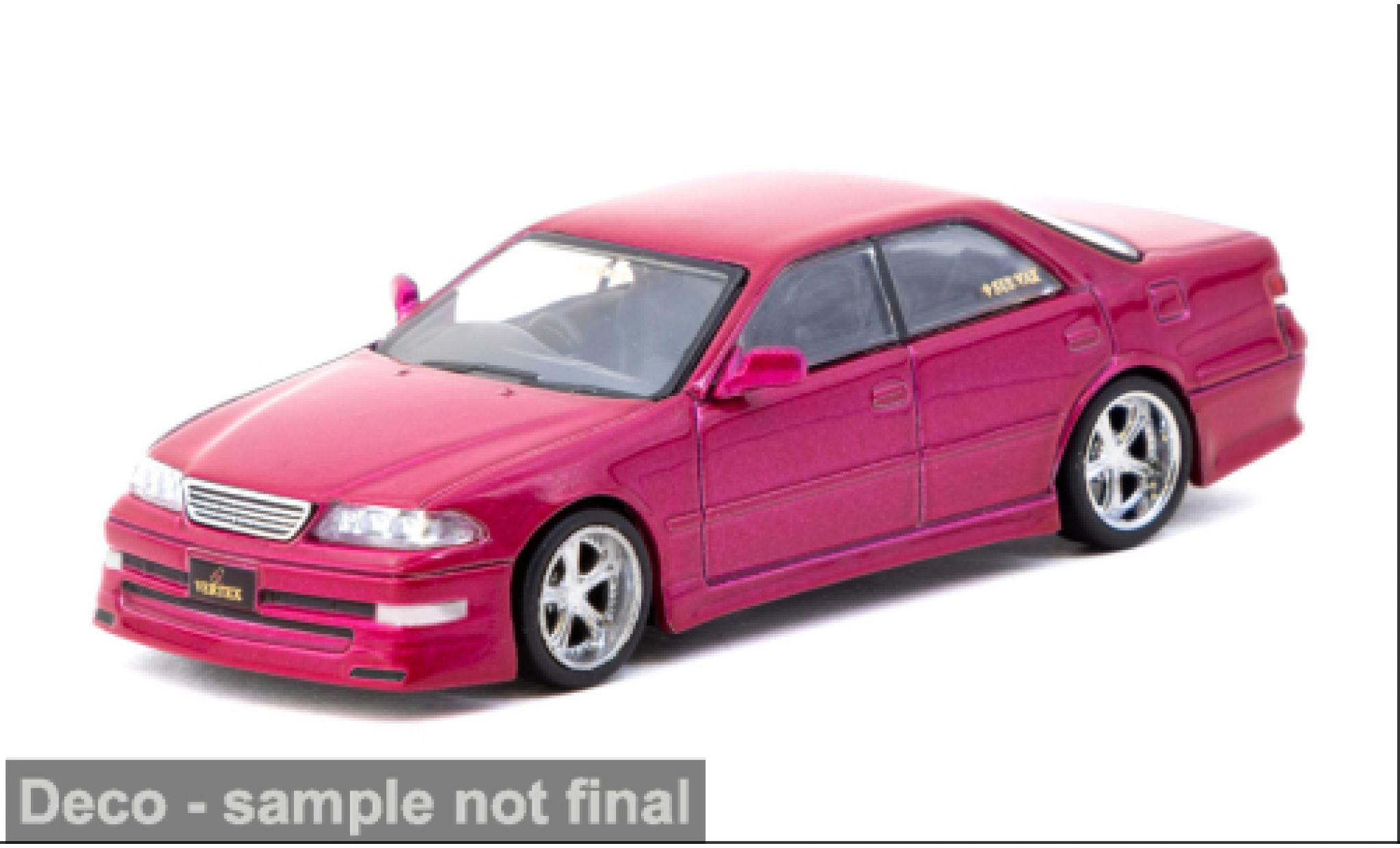 Toyota Mark 1/64 Tarmac Works II JZX100 rood 1968 1:64 modelauto