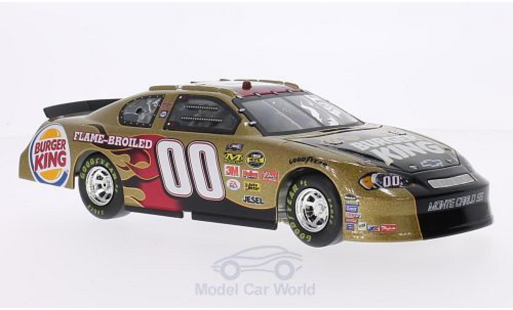 Chevrolet Monte Carlo 1/24 Team Caliber SS Burger King Nascar 2006 Preferred Series B.Elliott modelauto