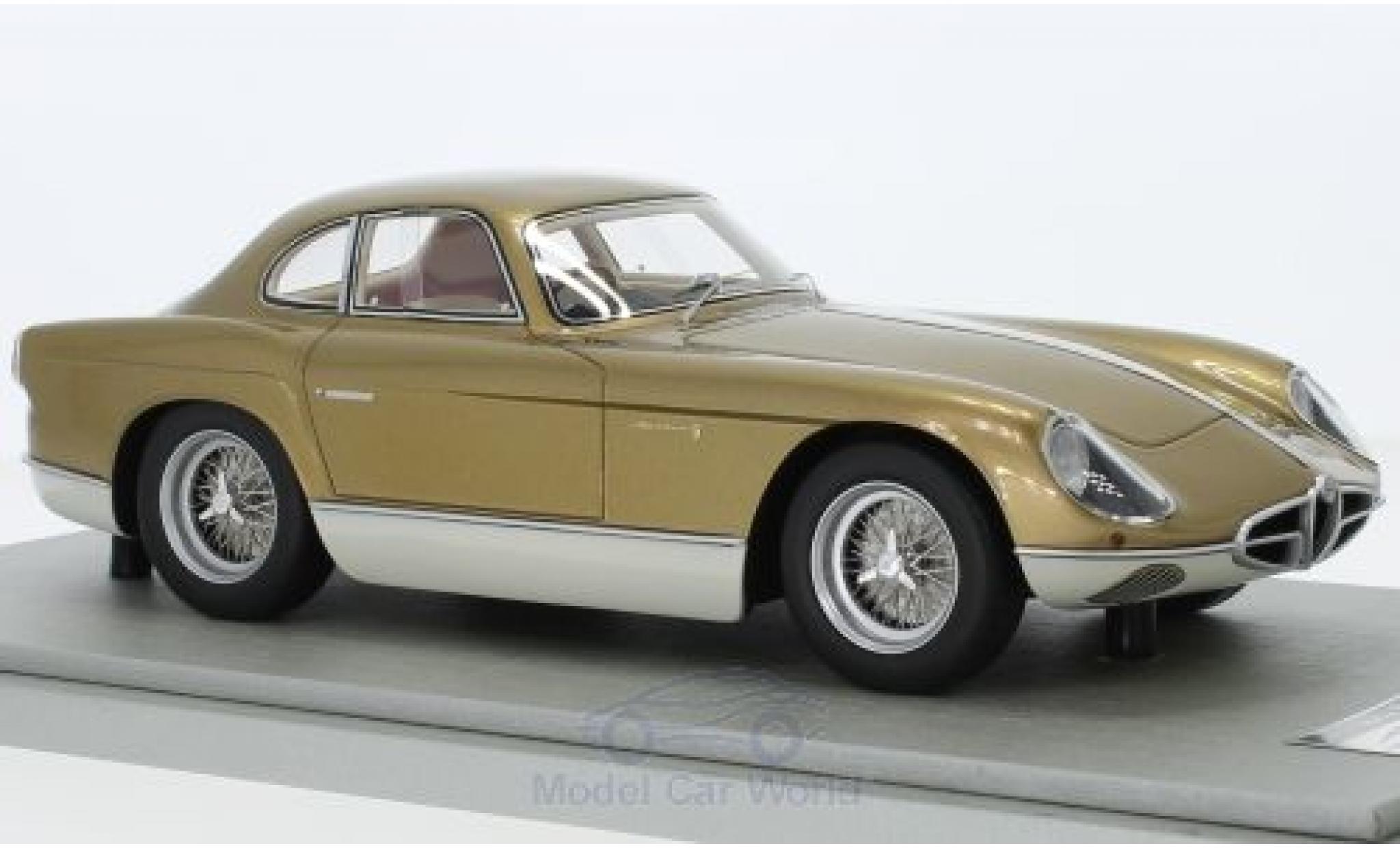 Alfa Romeo 2000 1/18 Tecnomodel Sportiva Bertone metallic beige/beige RHD 1954 modelauto