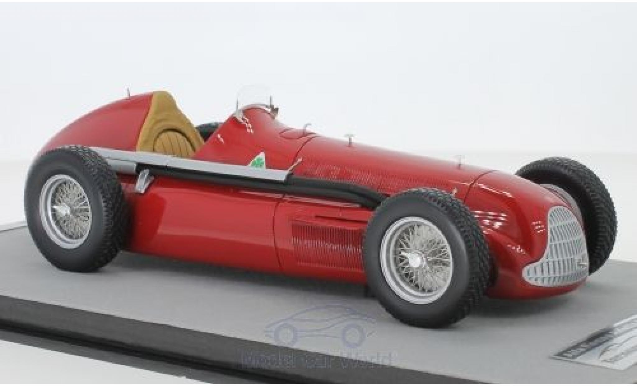 Alfa Romeo Alfetta 1/18 Tecnomodel 159M rood Autodelta 1951 Press Version modelauto