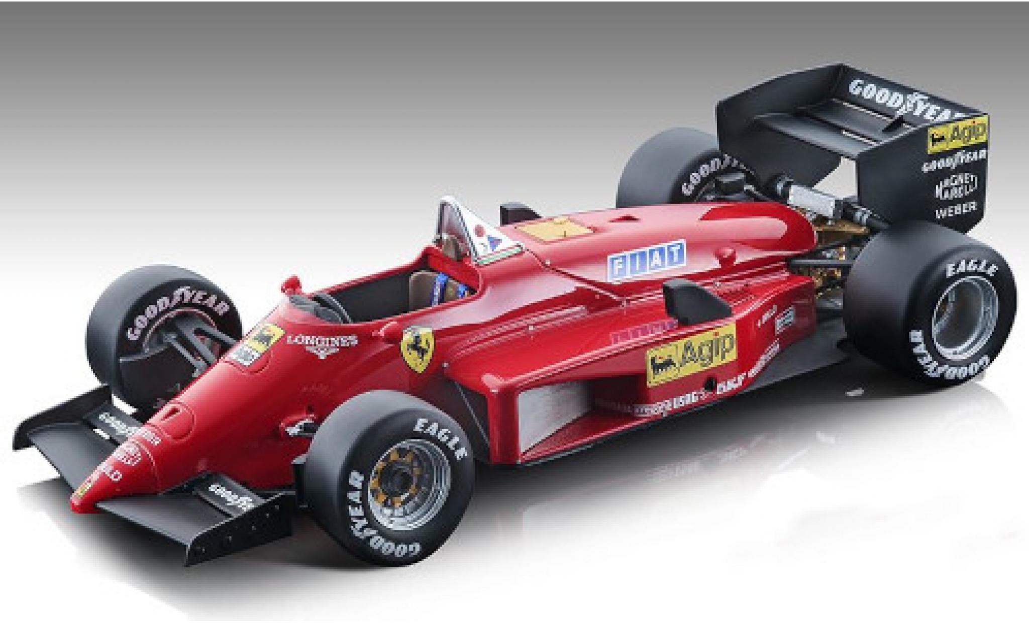 Ferrari 156 1/18 Tecnomodel -85 Scuderia Formel 1 1985 Pressefahrzeug y compris les Decals M.Alboreto modelauto