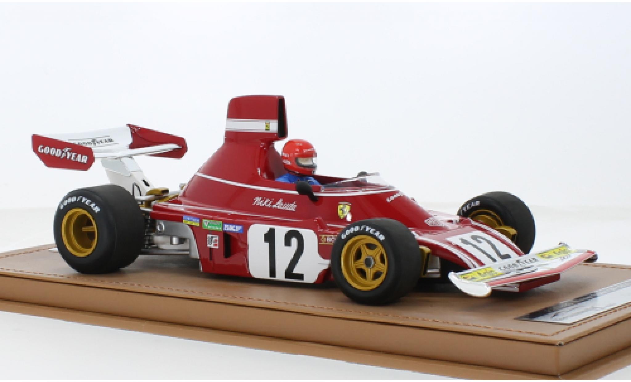 Ferrari 312 1/18 Tecnomodel B3 No.12 Formel 1 GP Spanien 1974 1:18 modelauto