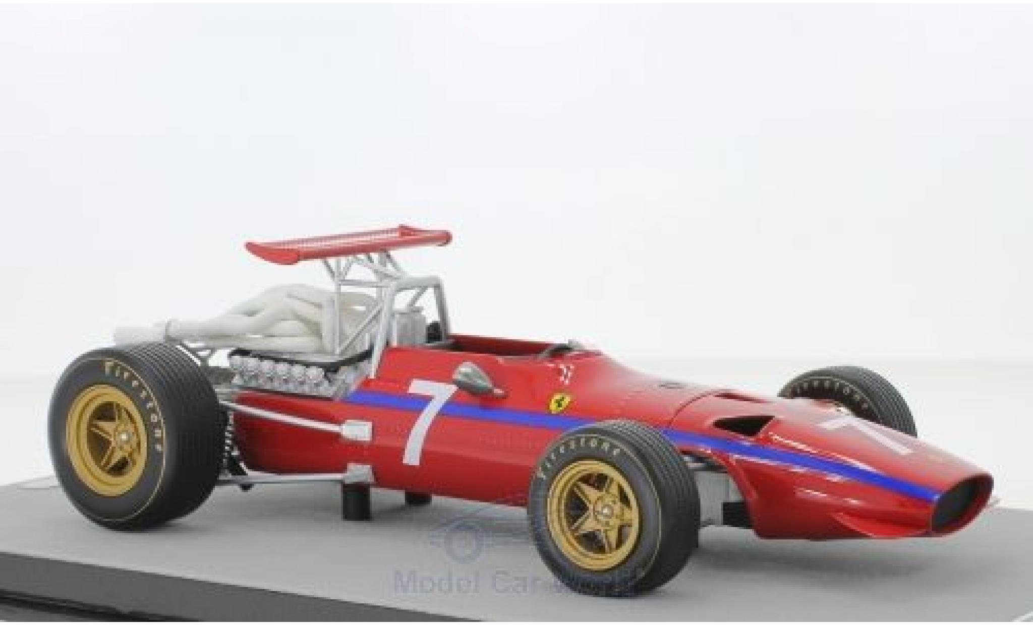Ferrari 312 1/18 Tecnomodel F1/68 No.7 Scuderia Formel 1 Watkins Glen 1968 D.Bell modelauto