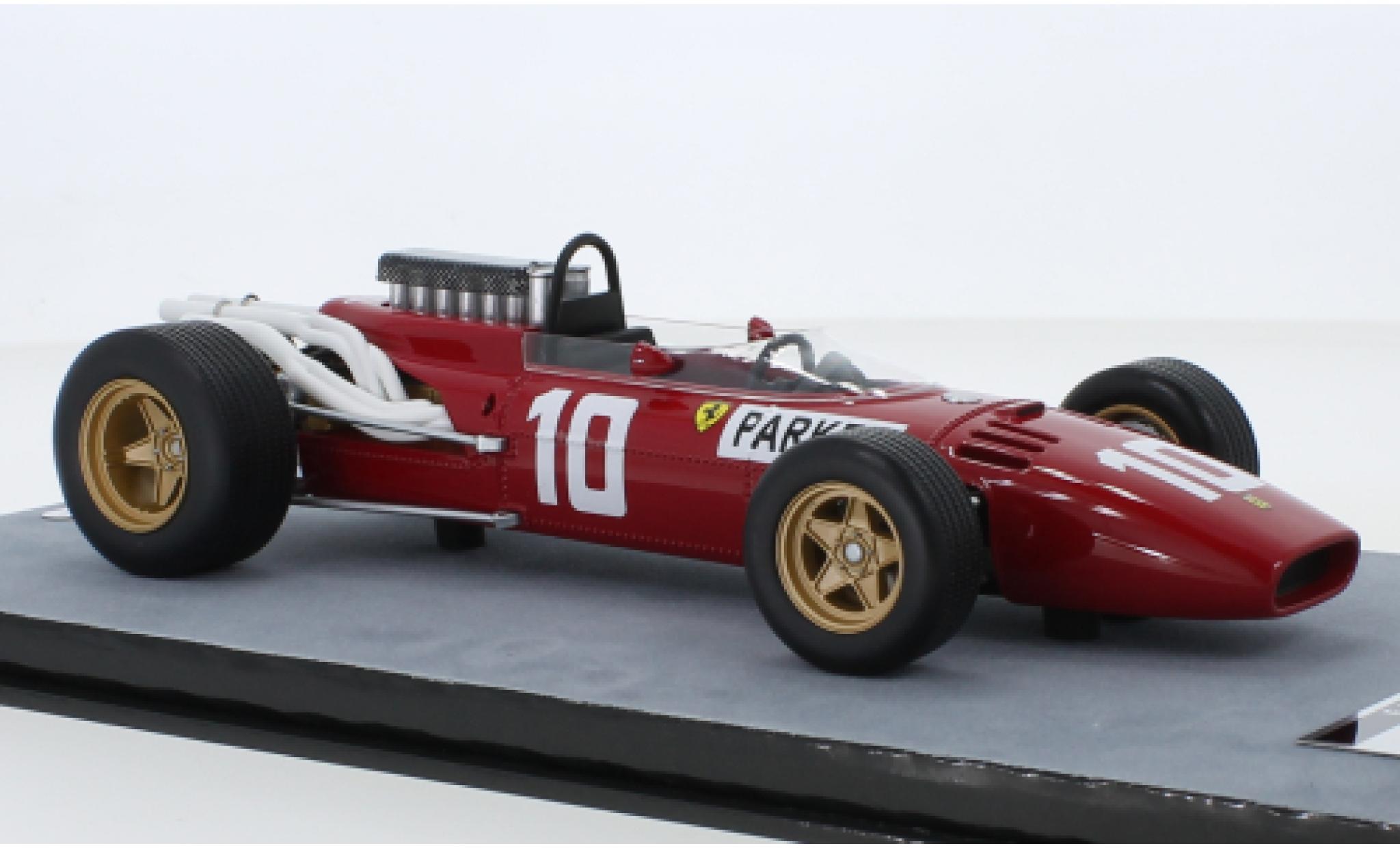 Ferrari 312 1/18 Tecnomodel F1 No.10 Scuderia Formel 1 GP N&uuml;rburgring 1966 M.Parkes modelauto