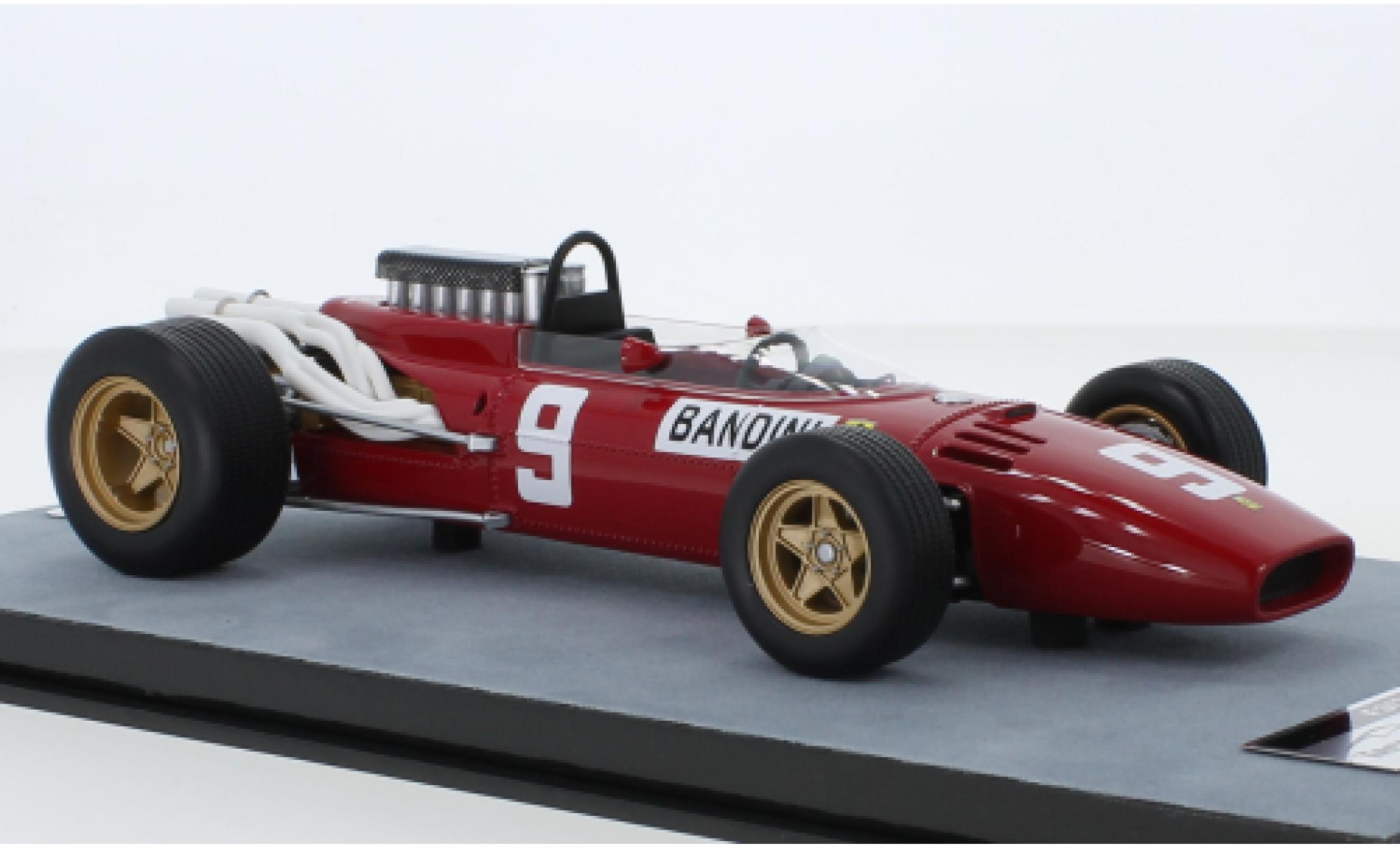 Ferrari 312 1/18 Tecnomodel F1 No.9 Scuderia Formel 1 GP Deutschland 1966 L.Bandini modelauto