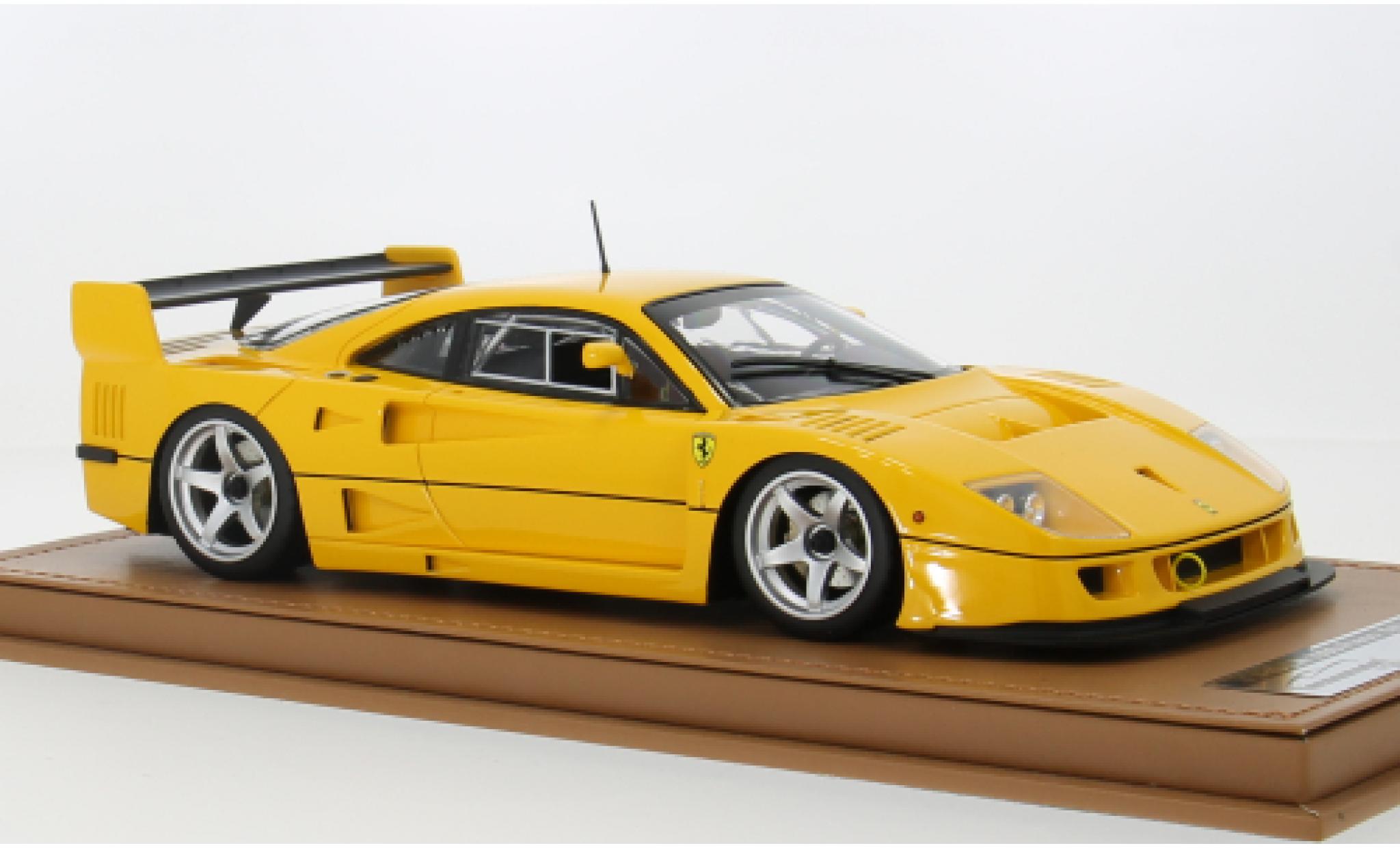 Ferrari F40 1/18 Tecnomodel LM geel 1996 1:18 modelauto