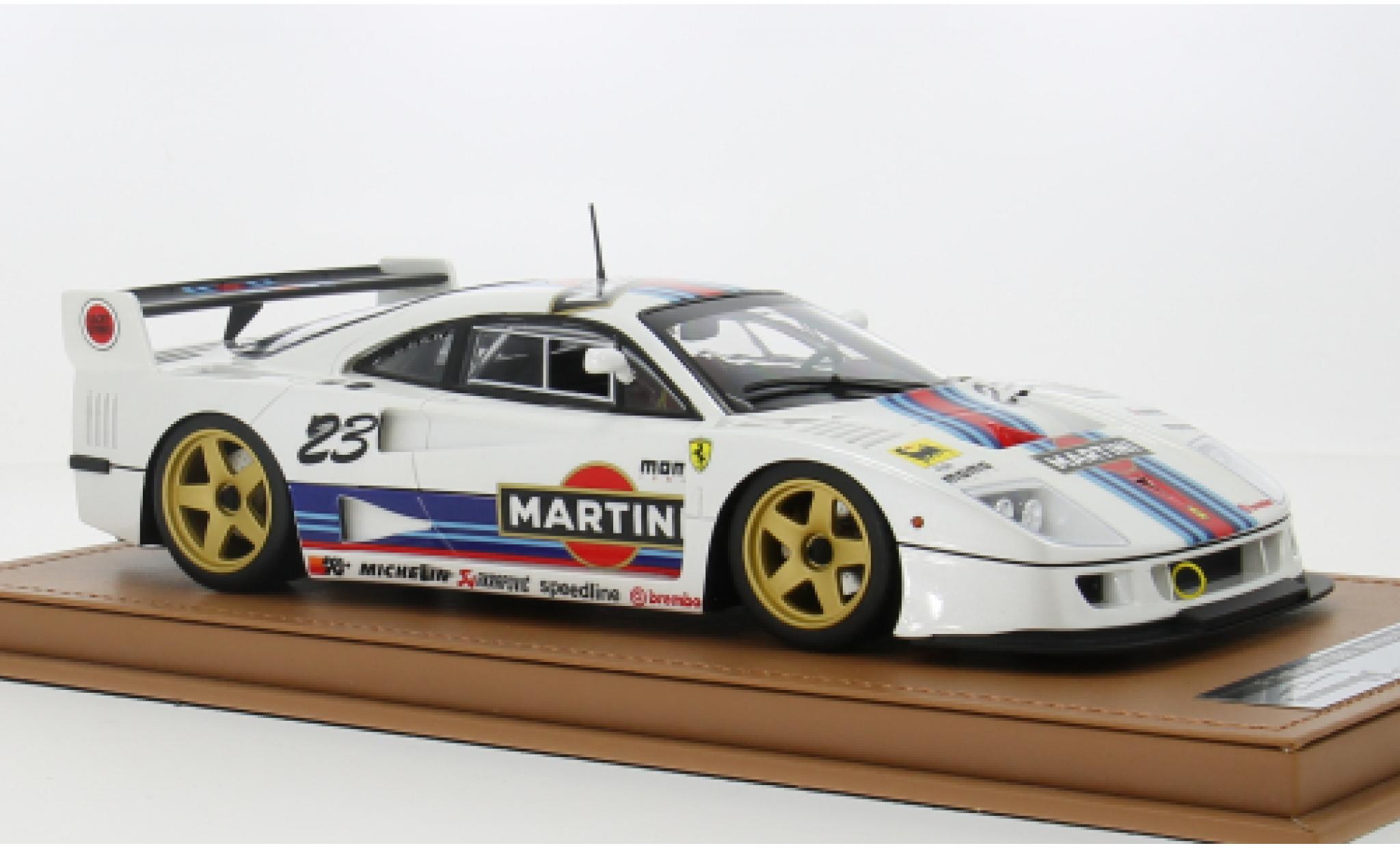 Ferrari F40 1/18 Tecnomodel LM wit Martini 1996 1:18 modelauto