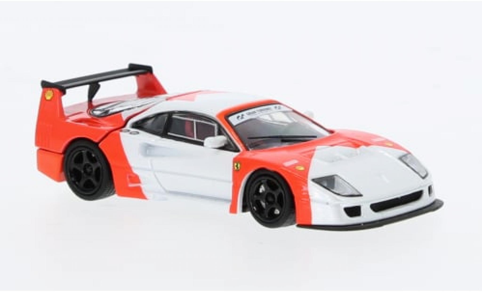 Ferrari F40 1/64 Tecnomodel LM wit/rood 1996 1:64 modelauto
