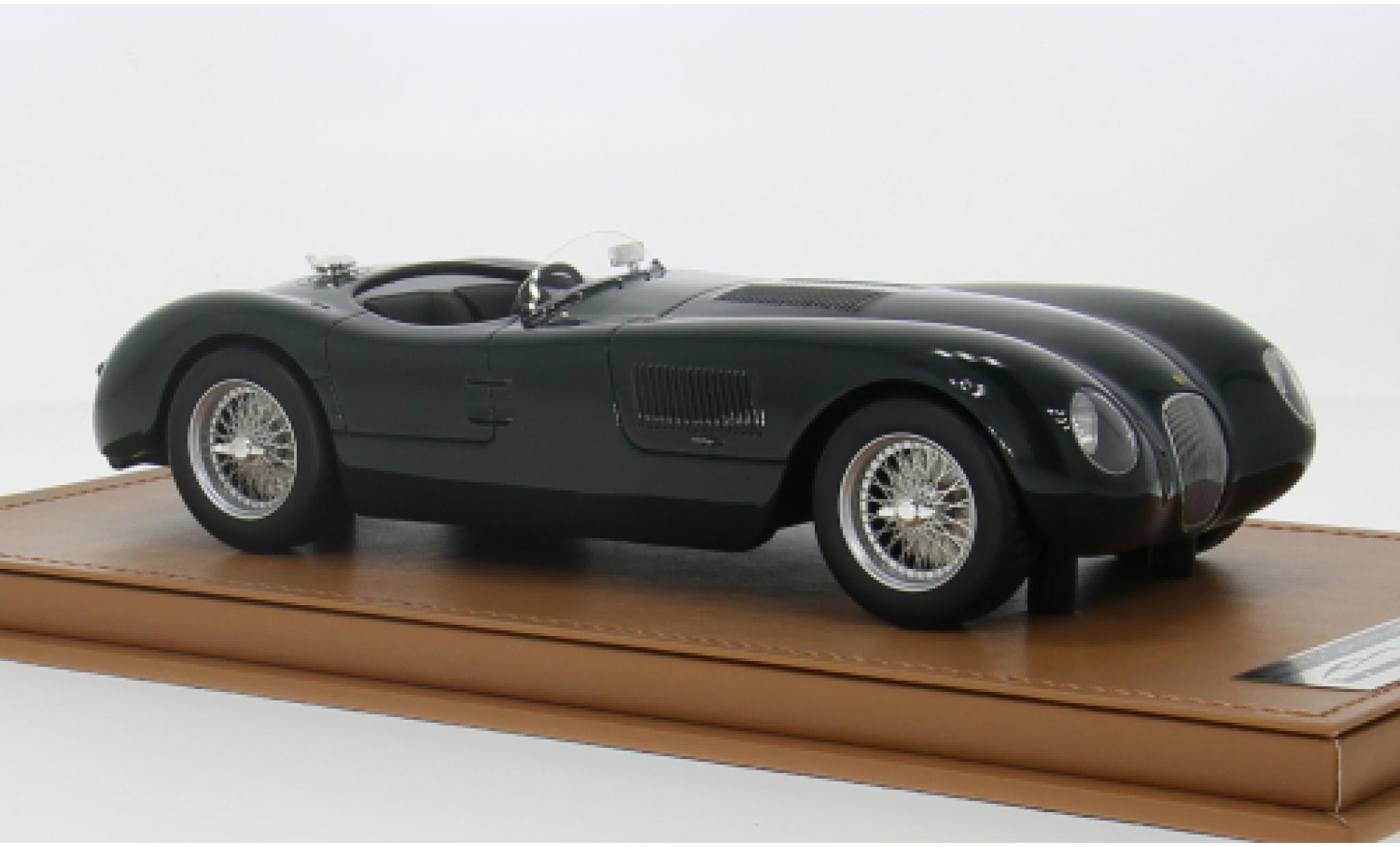 Jaguar C-Type 1/18 Tecnomodel groen RHD 1953 1:18 modelauto