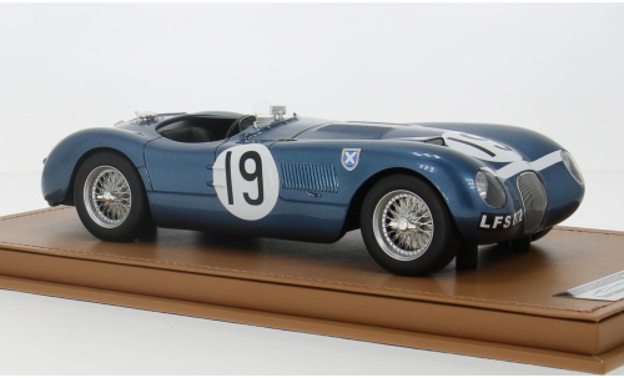 Jaguar C-Type 1/18 Tecnomodel Spider RHD No.19 Ecurie Ecosse Goodwood 1953 1:18 modelauto