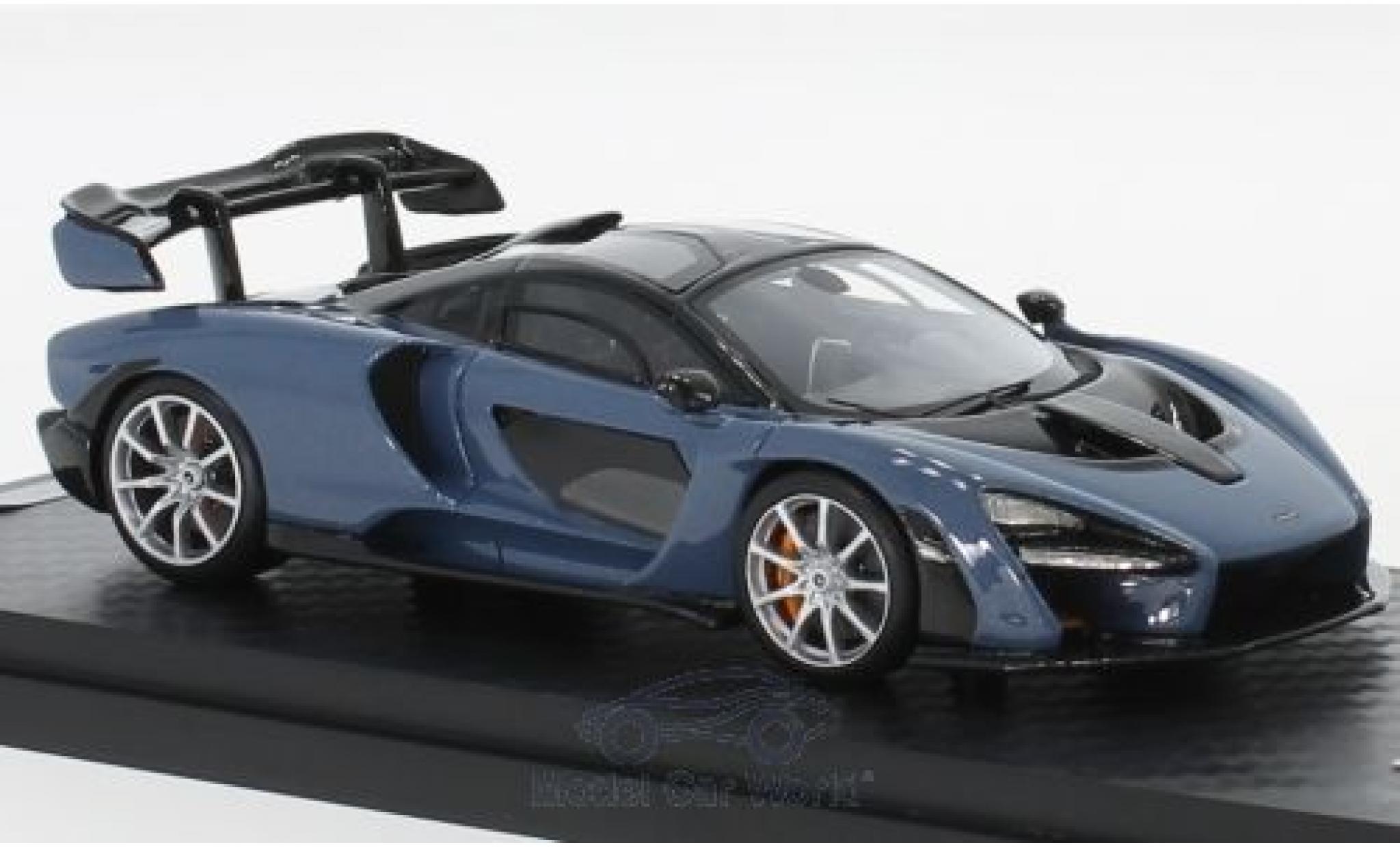 McLaren Senna 1/18 Tecnomodel grijs 2018 AutoSalon Genf modelauto
