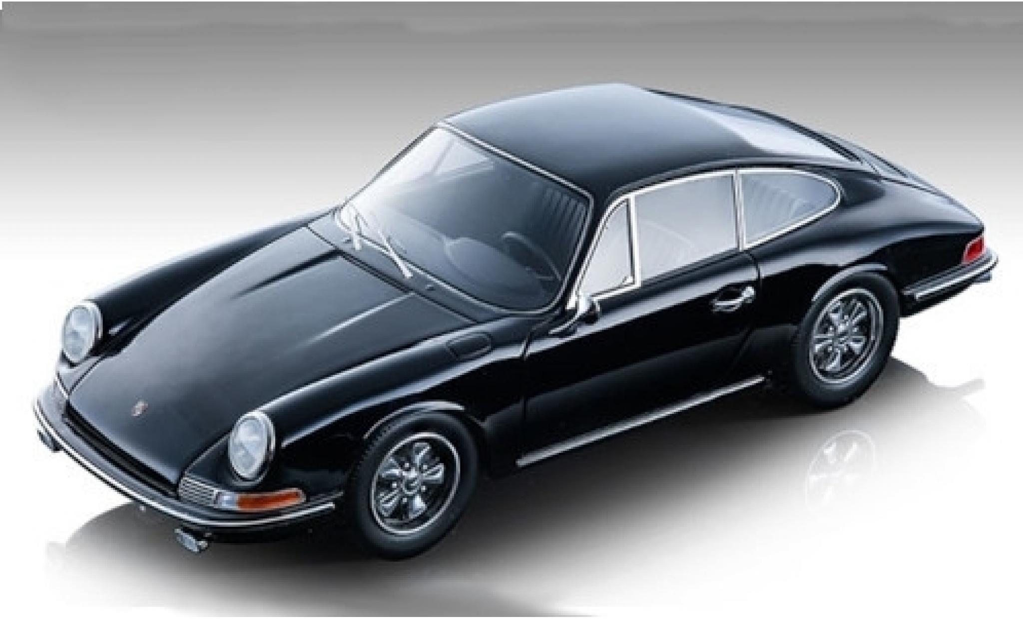 Porsche 911 1/18 Tecnomodel S zwart 1967 modelauto