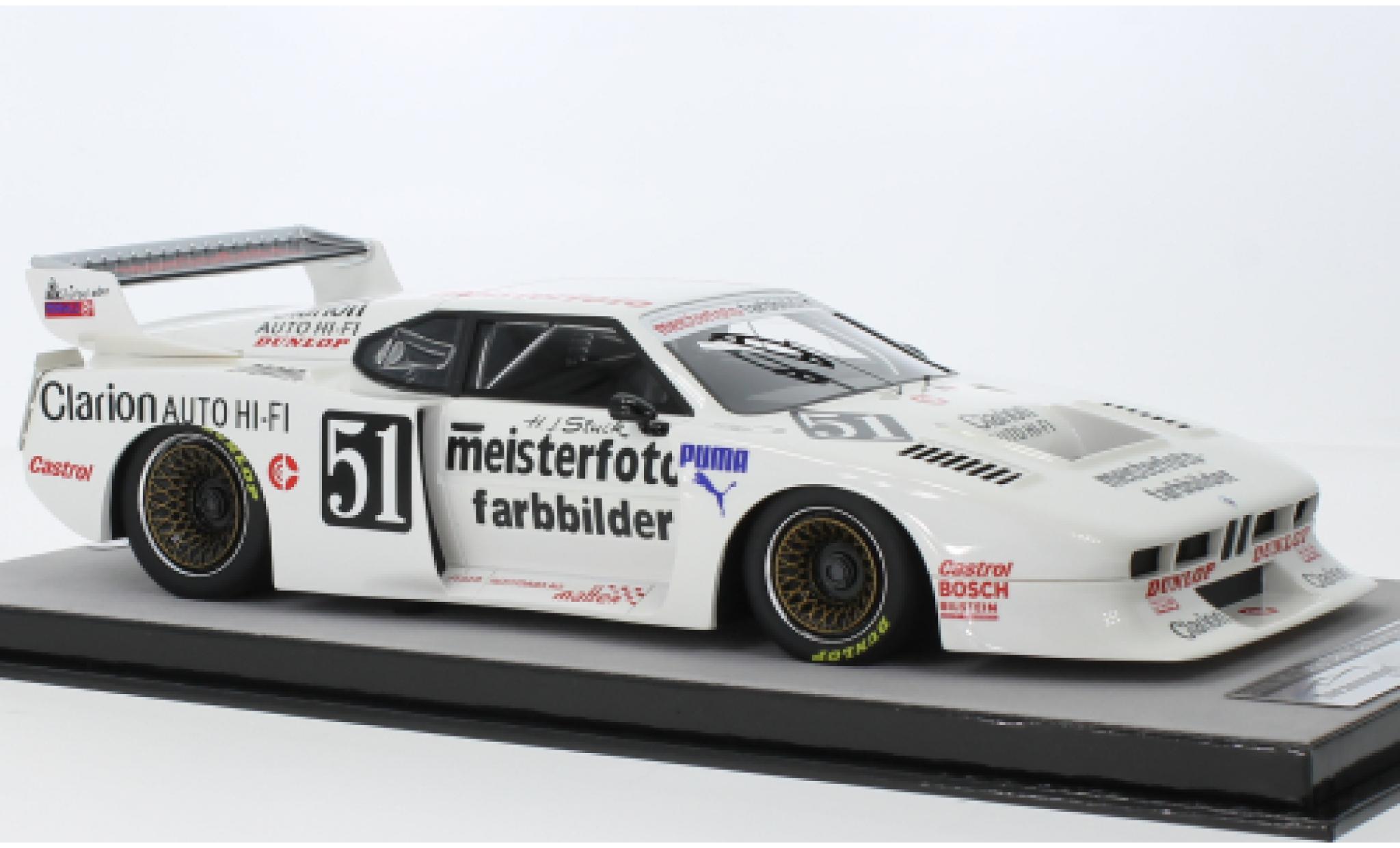 Bmw M1 1/18 Tecnomodel Turbo No.51 Team Schnitzer Meisterfoto Farbbilder DRM Salzburgring 1981 modelauto