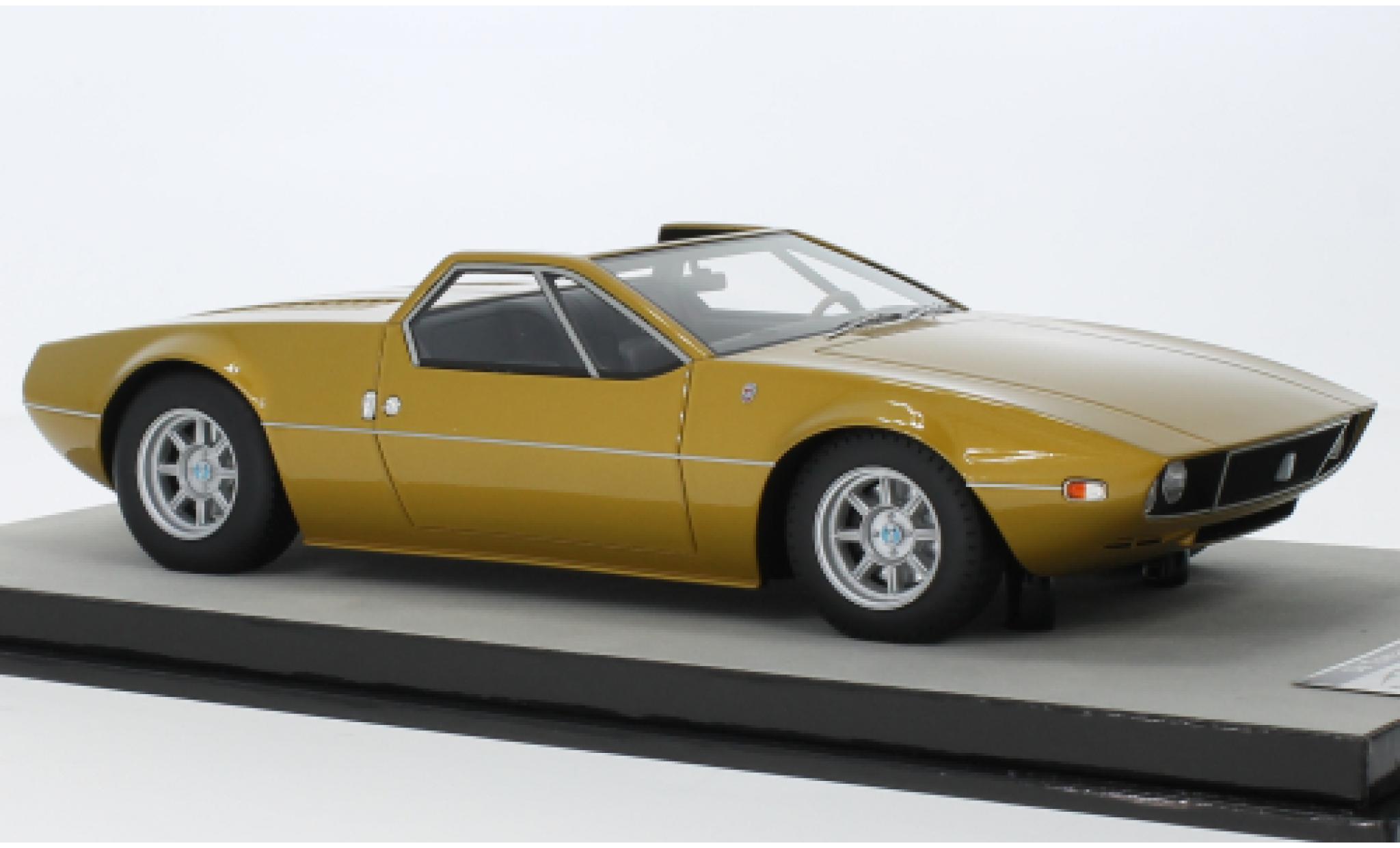 De Tomaso Mangusta 1/18 Tecnomodel Spyder dor&eacute; 1966 modelauto