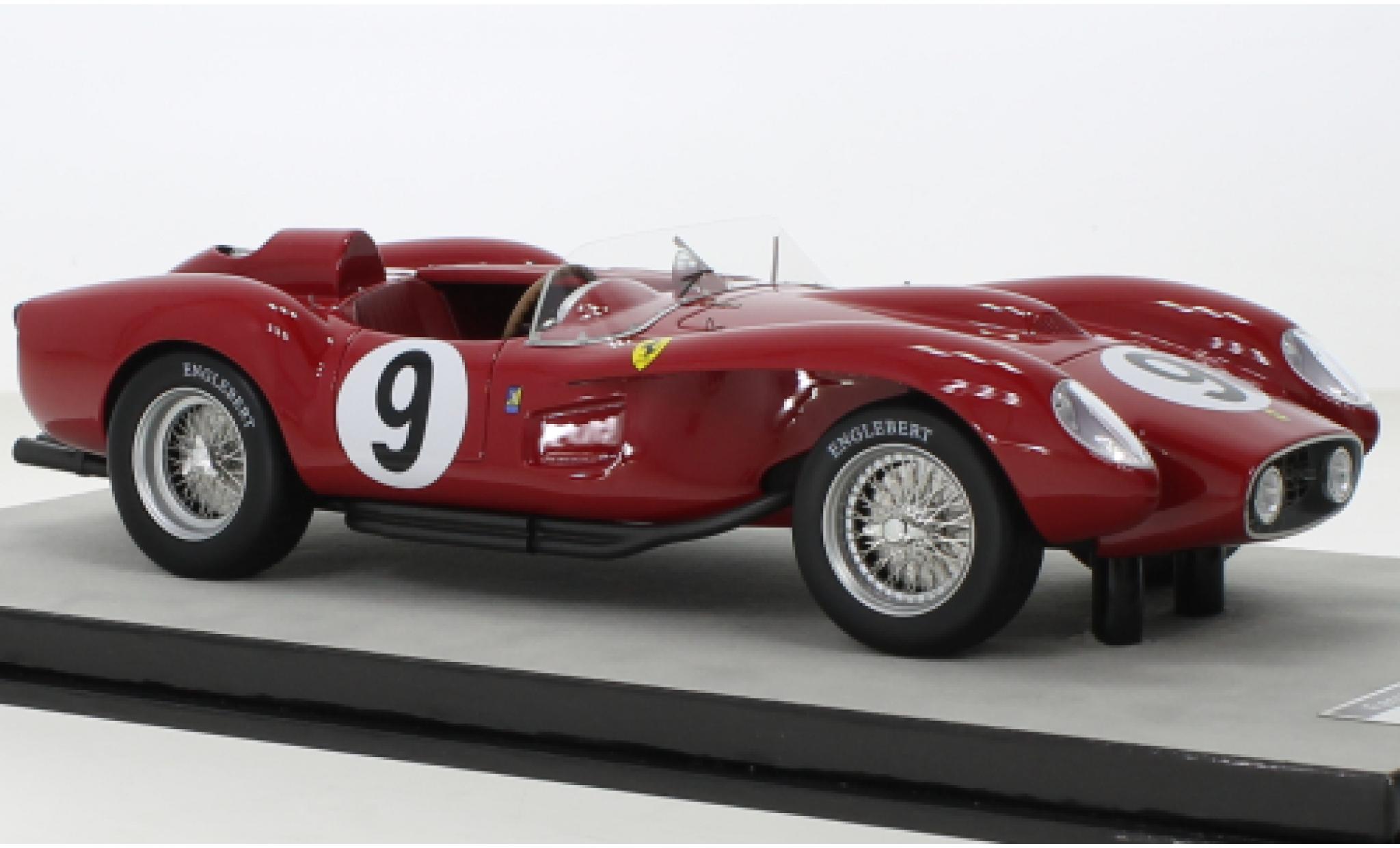 Ferrari 250 1/18 Tecnomodel TR Pontoon-Fender No.9 Scuderia 24h Le Mans 1957 modelauto