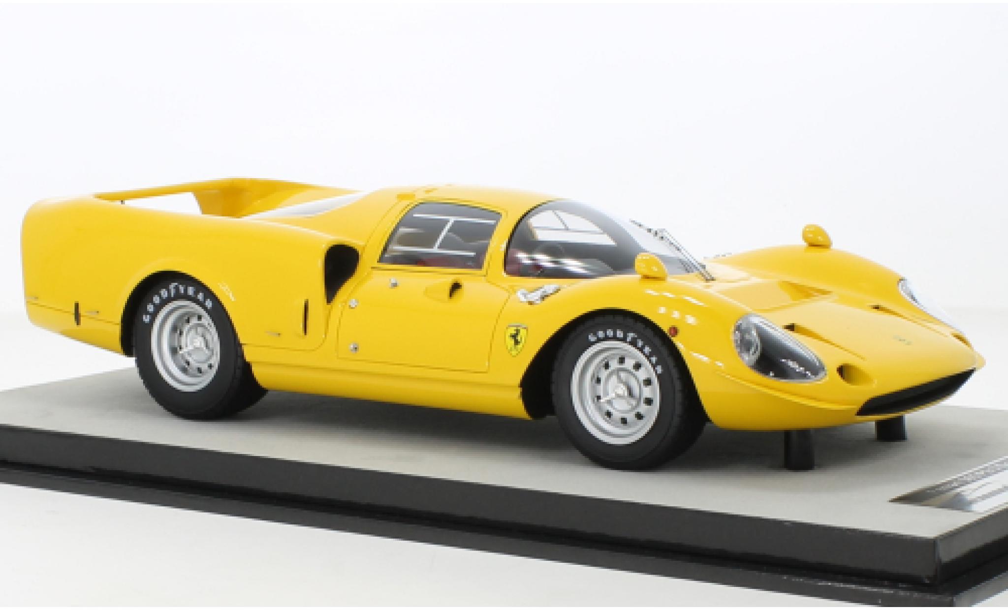 Ferrari 365 1/18 Tecnomodel P2/3 Drogo geel RHD 1967 modelauto