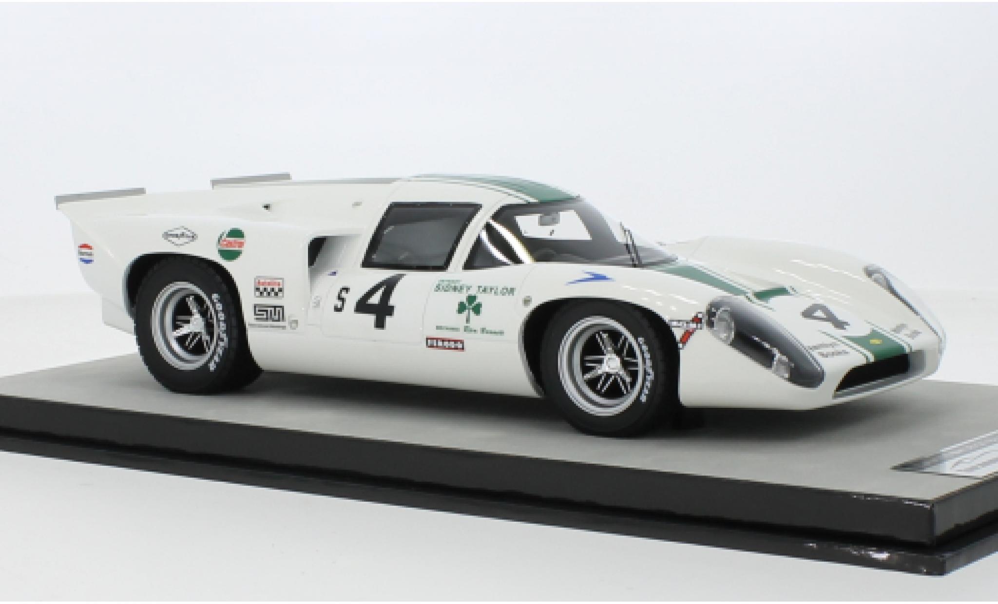 Lola T70 1/18 Tecnomodel Mk3B GT RHD No.4 Team Sidney Taylor 6h Brands Hatch 1969 modelauto