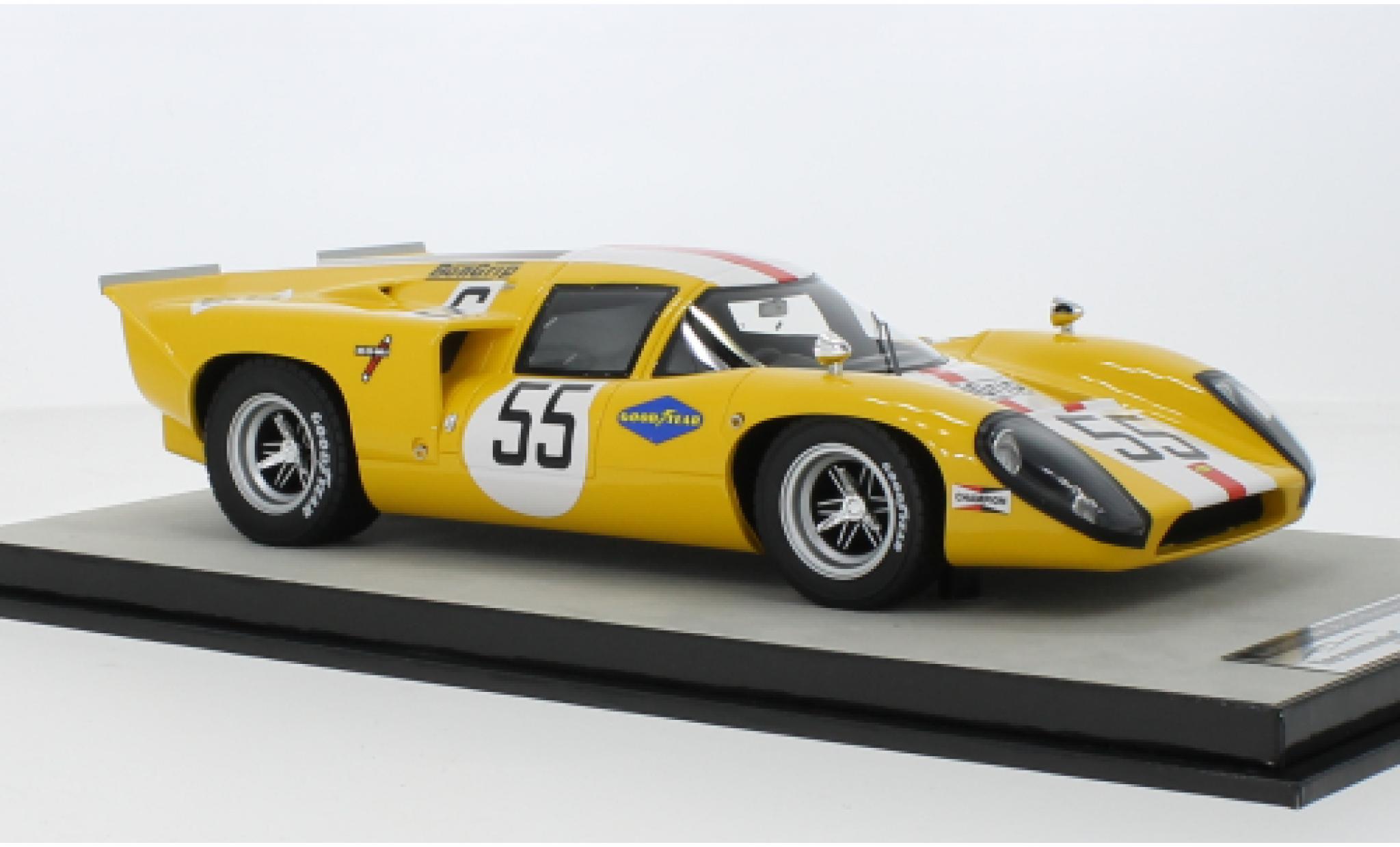 Lola T70 1/18 Tecnomodel Mk3B GT RHD No.55 Ecurie Bonnier 1000 Km Nuerburgring 1969 modelauto