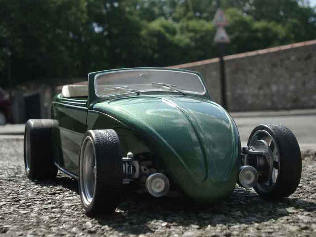 Volkswagen Kafer Hot Rod 1/18 Solido Hot Rod coccinelle the heb2road (cox 1949) modelauto