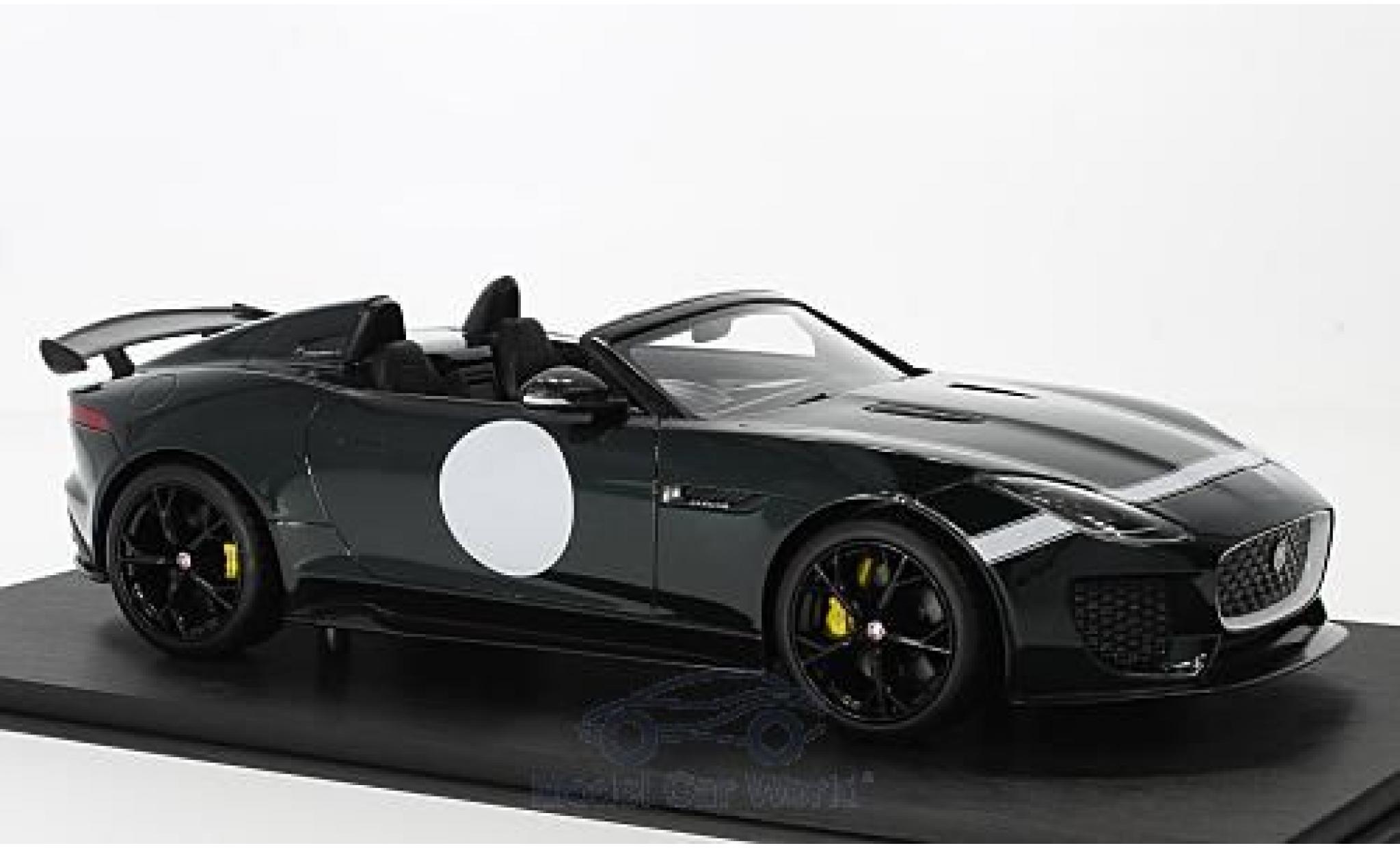 Jaguar F-Type 1/18 Top Speed Project 7 metallic groen RHD 2015 modelauto